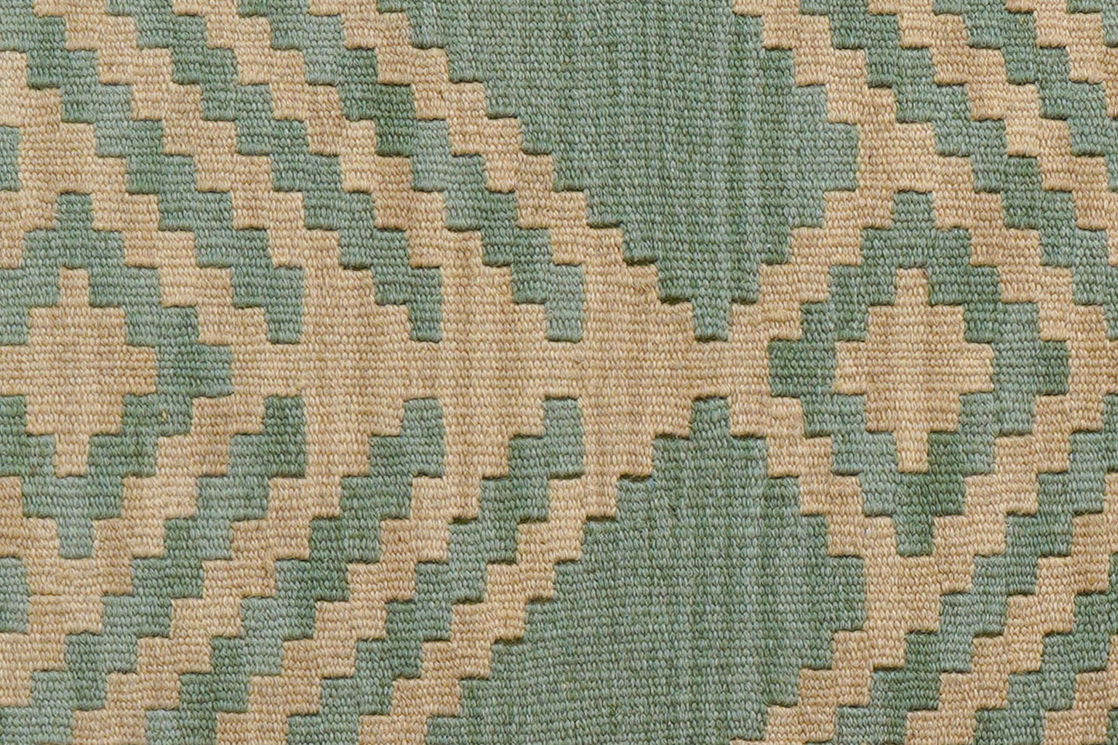 Kelim Gashgai — Handgefertigt, 190x57 cm, Grün, 100% Virgin Wool | View 6