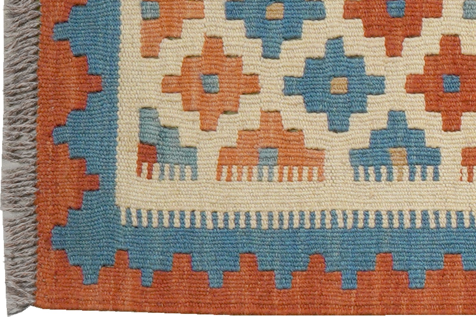 Kelim Gashgai — Handmade, 44x60 cm, Multicolor, 100% Virgin Wool | View 3