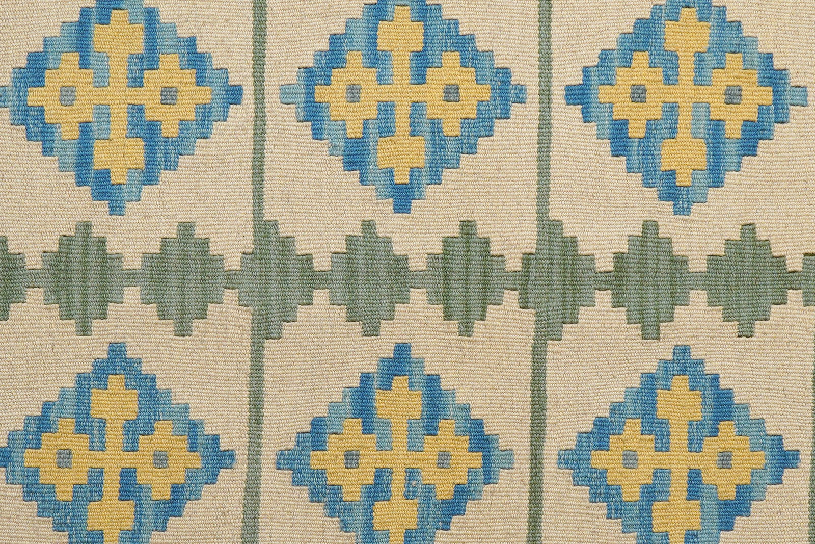 Kelim Gashgai — Handgefertigt, 172x117 cm, Blau, 100% Virgin Wool | View 6