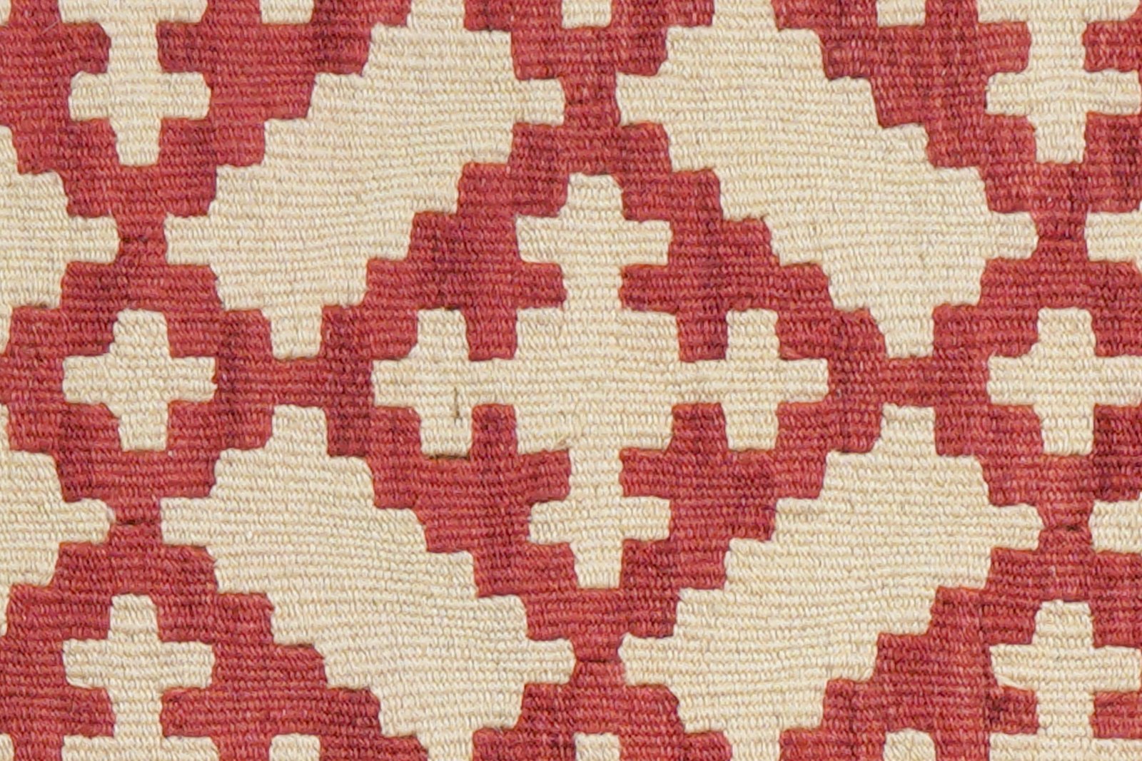 Kelim Gashgai — Handmade, 64x91 cm, Red, 100% Virgin Wool | View 5