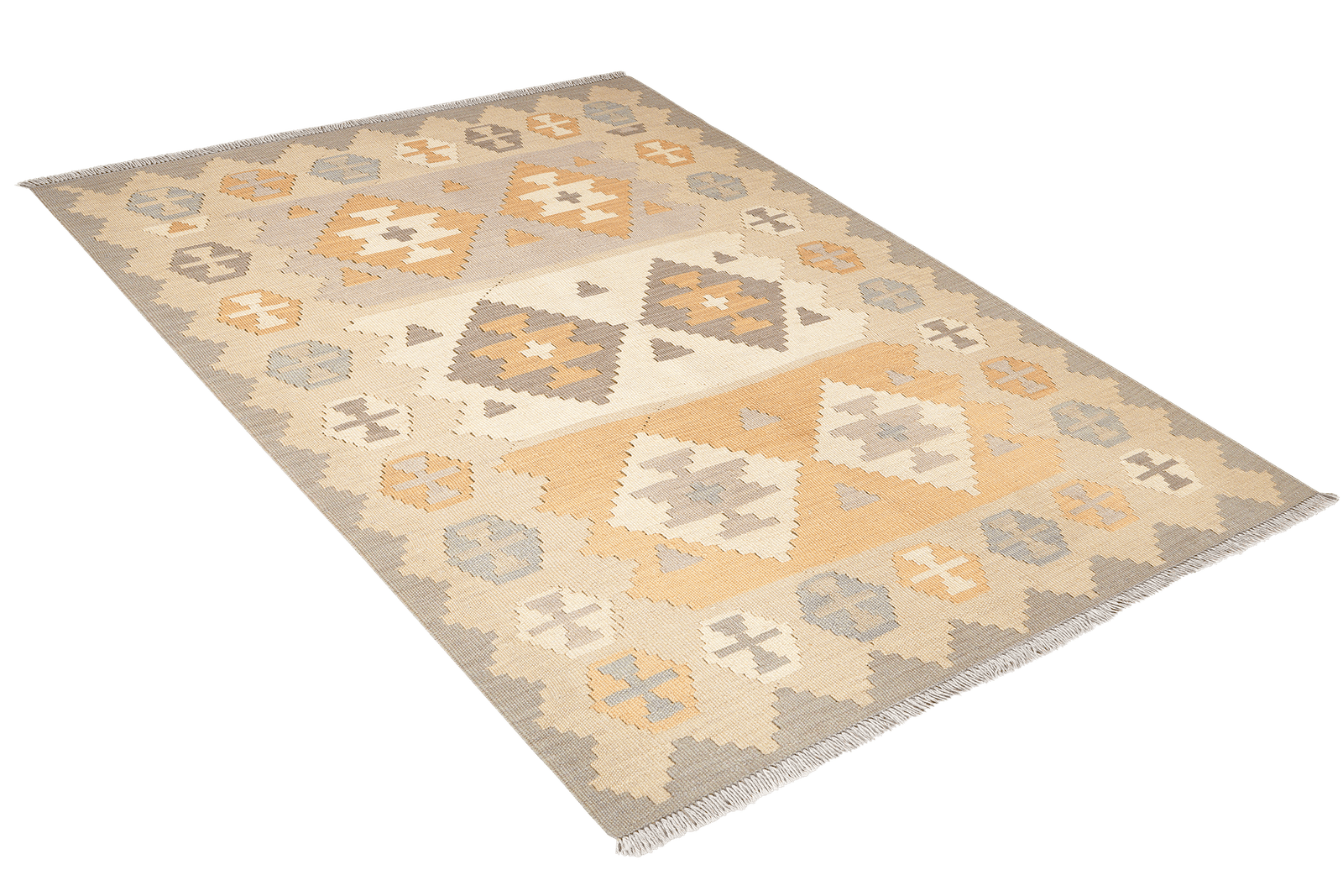Kelim Gashgai — Handmade, 119x175 cm, Multicolor, 100% Virgin Wool | View 4