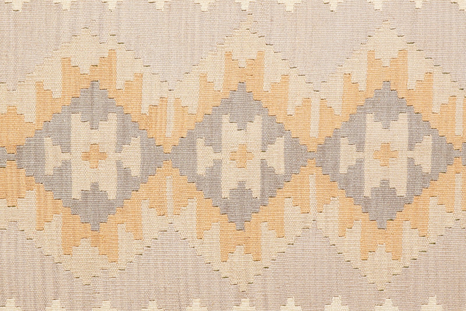 Kelim Gashgai — Handmade, 127x183 cm, Grey, 100% Virgin Wool | View 5