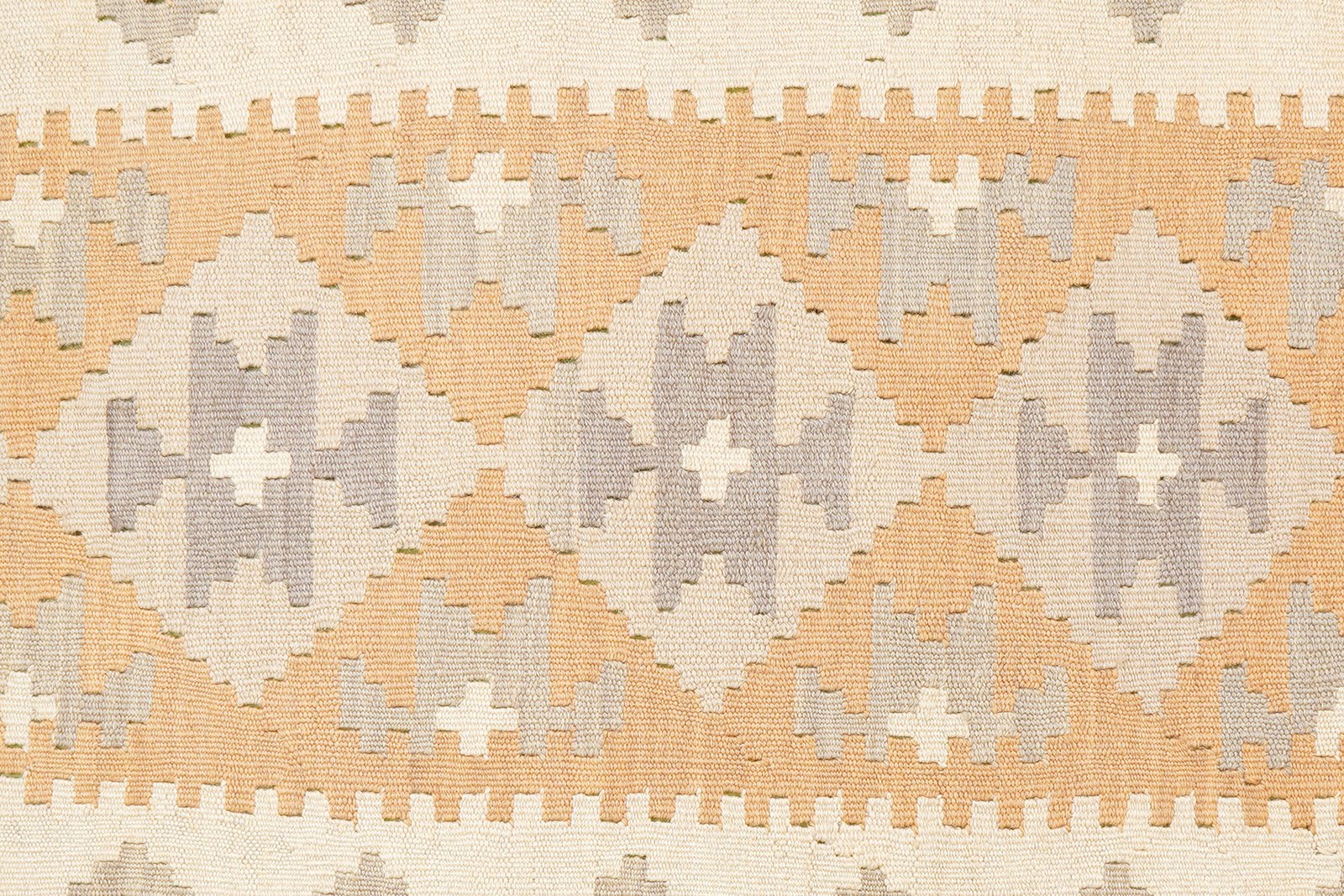 Kelim Gashgai — Handmade, 122x174 cm, Yellow, 100% Virgin Wool | View 5