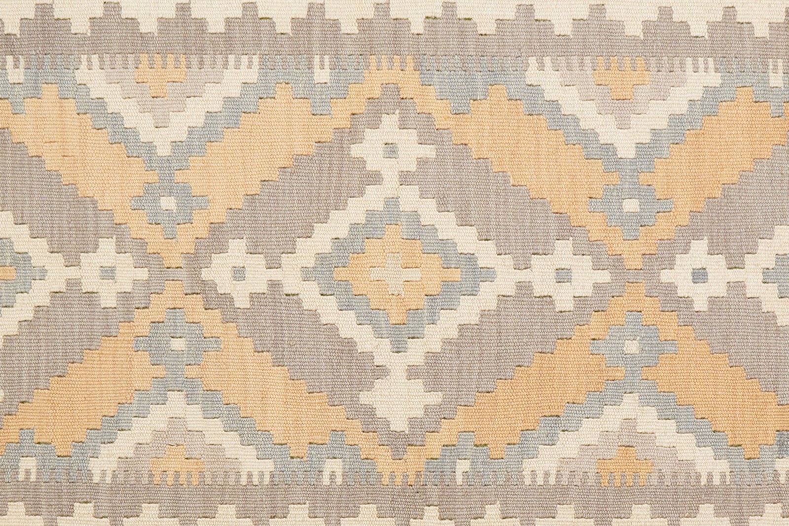 Kelim Gashgai — Handmade, 125x170 cm, Grey, 100% Virgin Wool | View 5