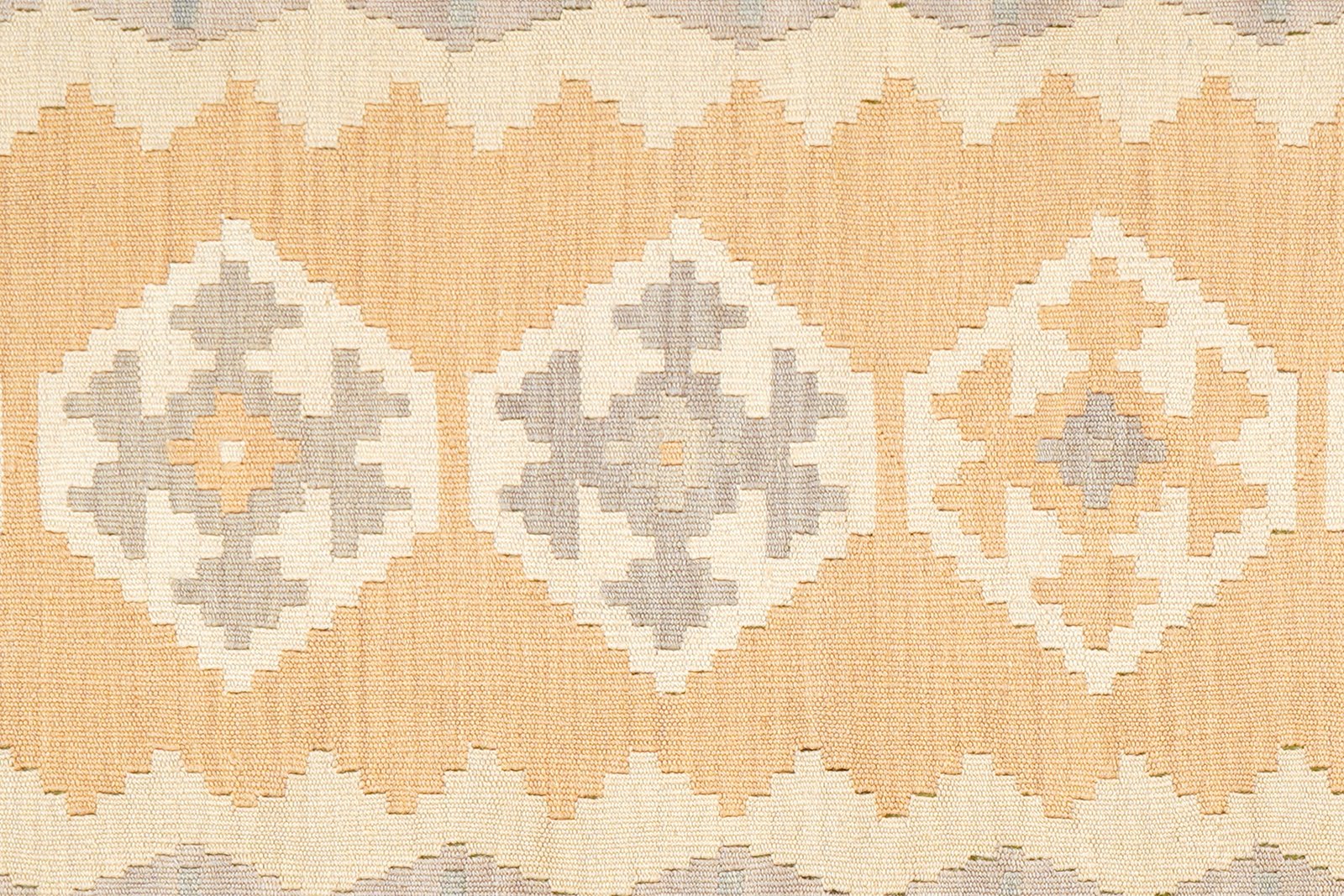 Kelim Gashgai — Handmade, 84x193 cm, Grey, 100% Virgin Wool | View 5