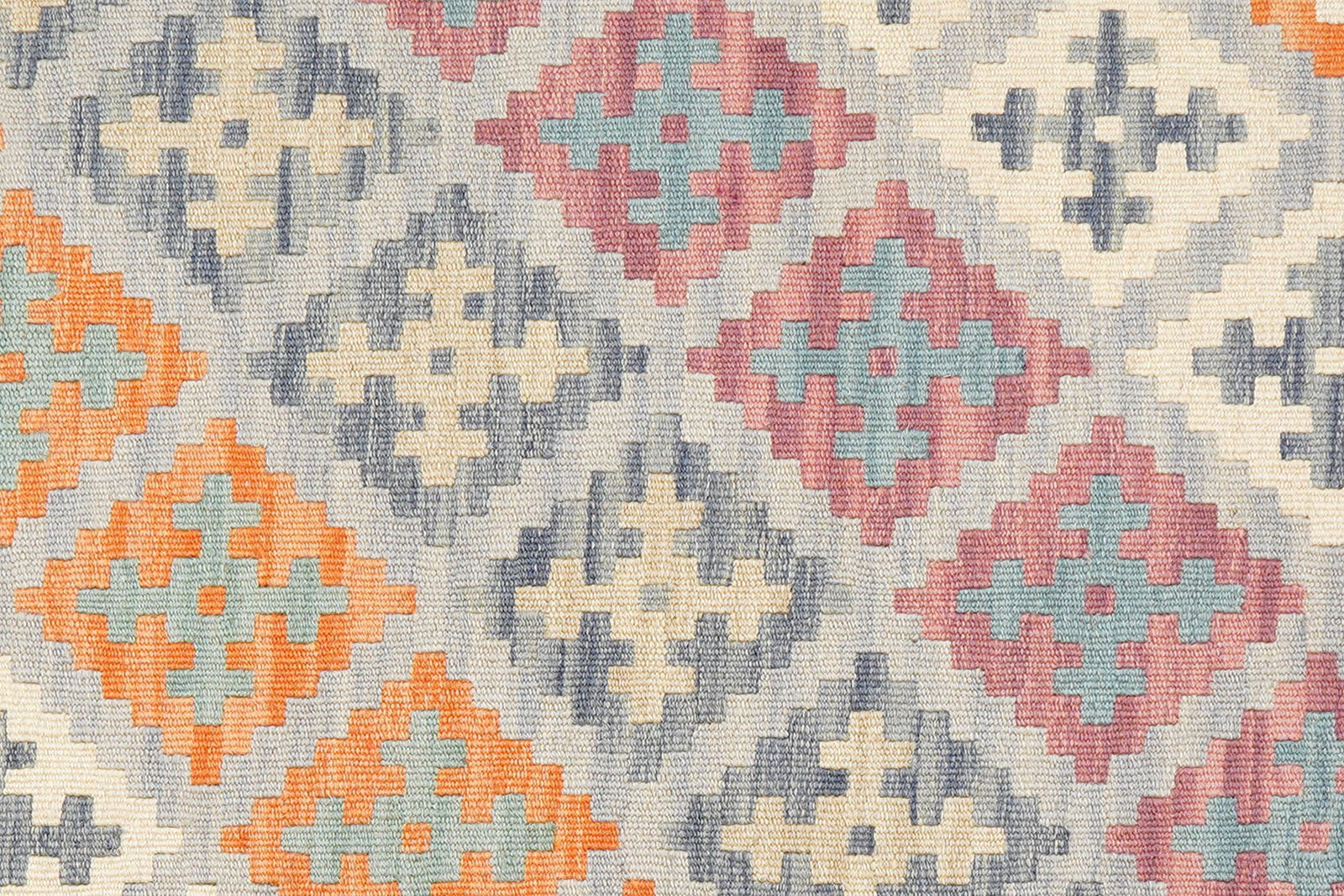 Kelim Gashgai — Handgefertigt, 190x85 cm, Orange, 100% Virgin Wool | View 6