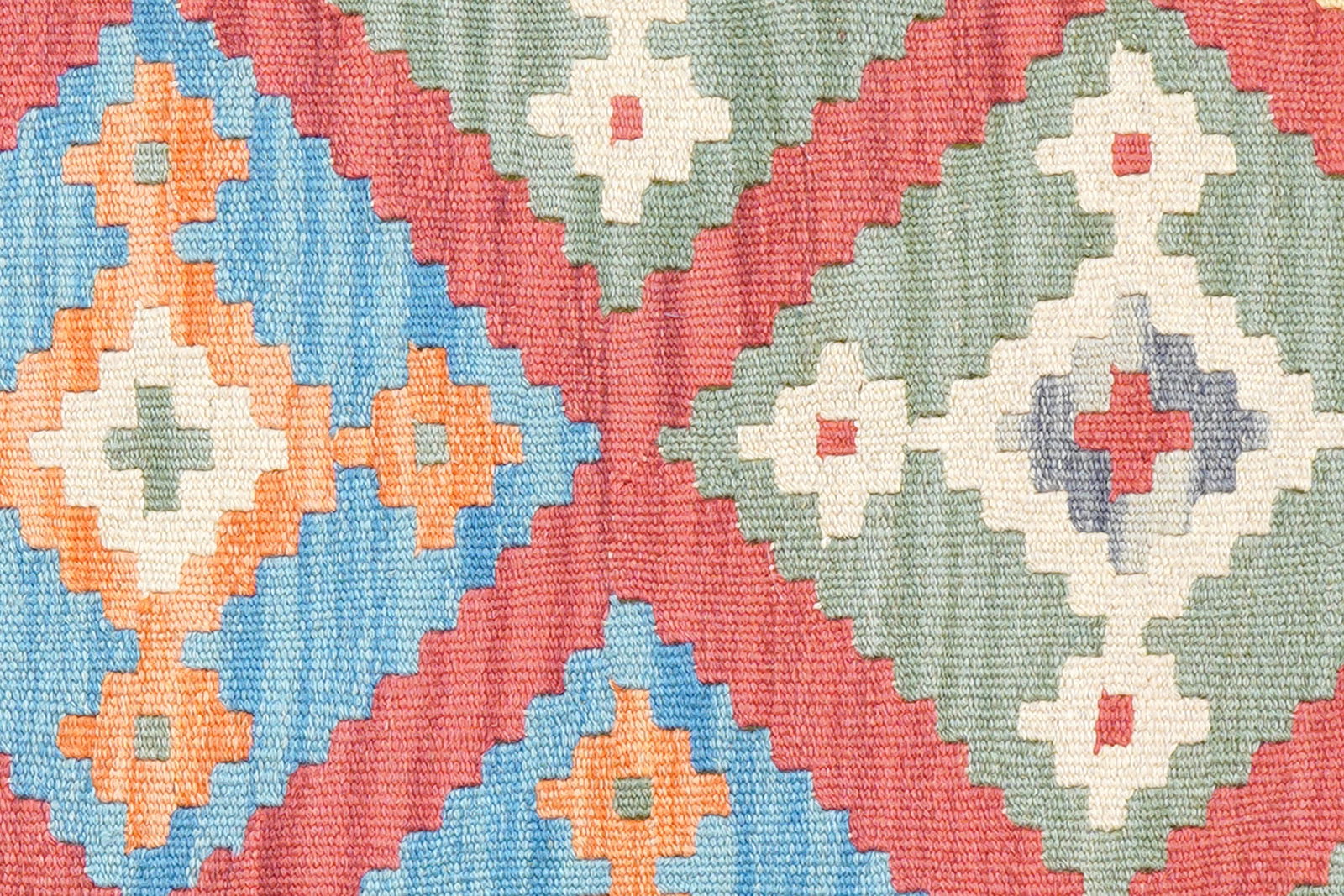 Kelim Gashgai — Handgefertigt, 171x123 cm, Beige, 100% Virgin Wool | View 6