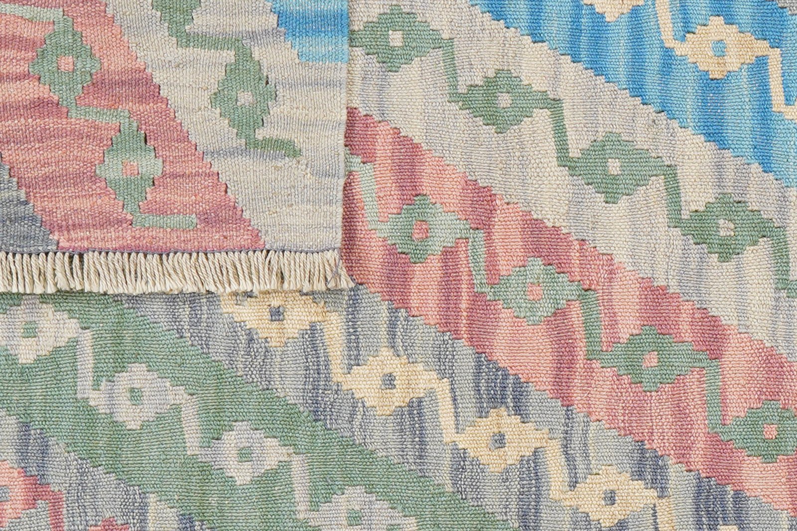 Kelim Gashgai — Handmade, 83x128 cm, Multicolor, 100% Virgin Wool | View 6