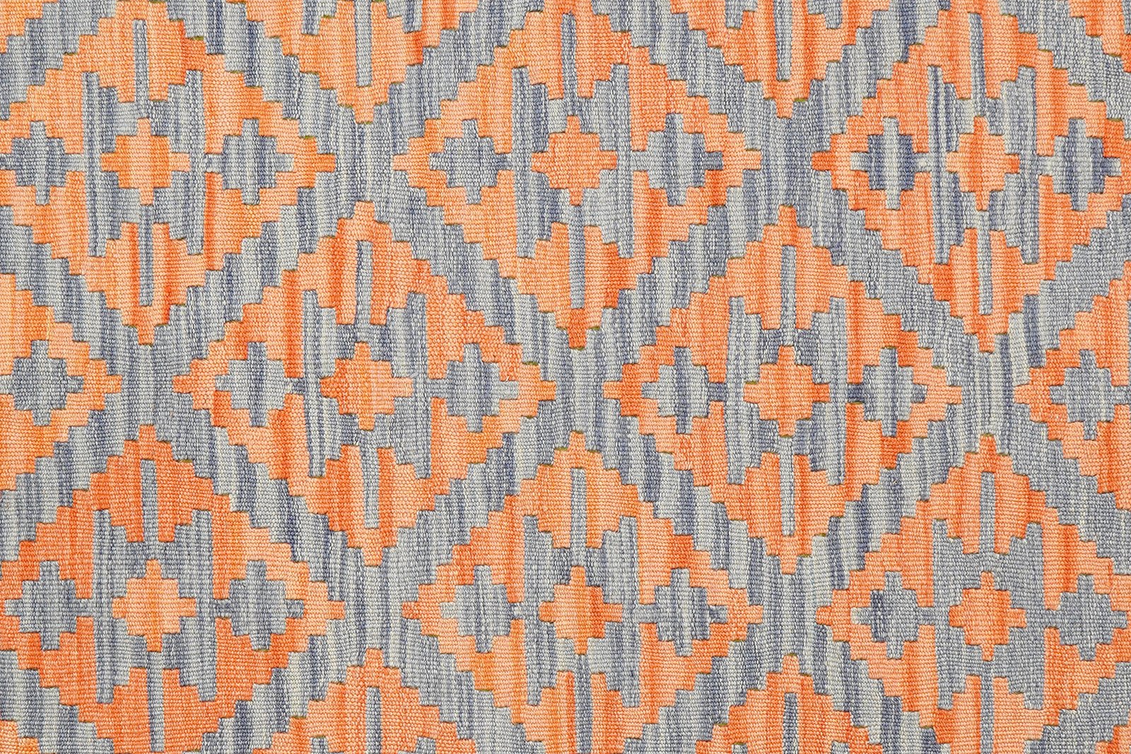 Kelim Gashgai — Handmade, 119x188 cm, Blue, 100% Virgin Wool | View 5