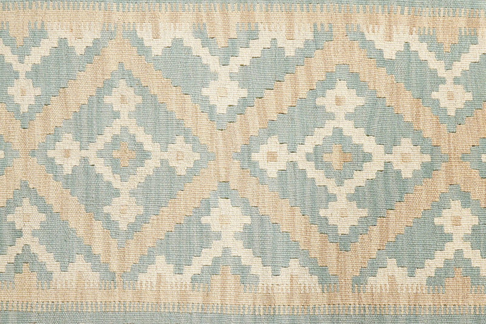 Kelim Gashgai — Handgefertigt, 176x122 cm, Beige, 100% Virgin Wool | View 6