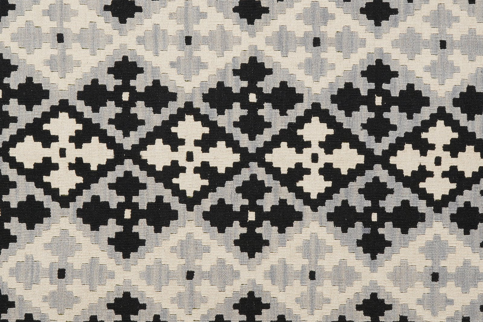 Kelim Gashgai — Handmade, 177x239 cm, Black, 100% Virgin Wool | View 5