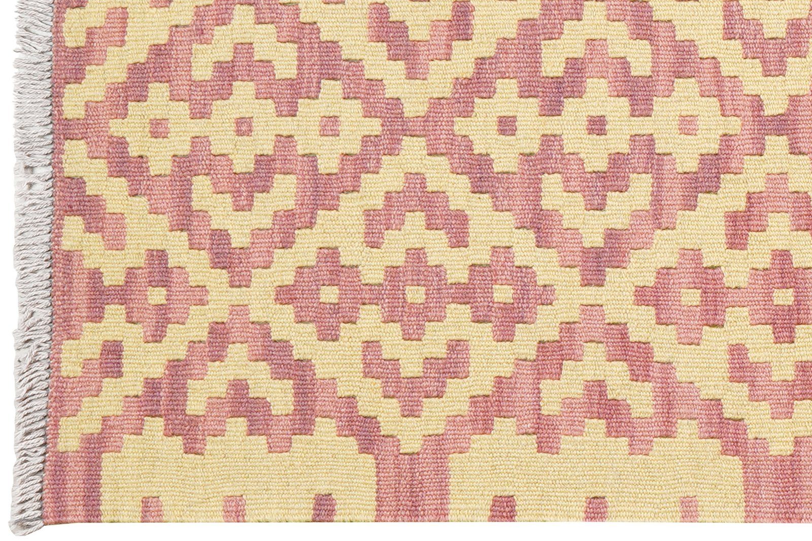 Kelim Gashgai — Handmade, 61x197 cm, Beige, 100% Virgin Wool | View 3