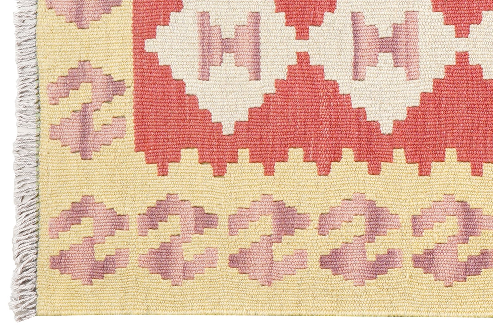 Kelim Gashgai — Handmade, 62x191 cm, Red, 100% Virgin Wool | View 3