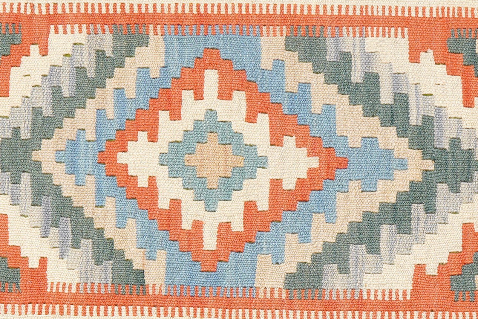 Kelim Gashgai — Handmade, 81x123 cm, Beige, 100% Virgin Wool | View 5