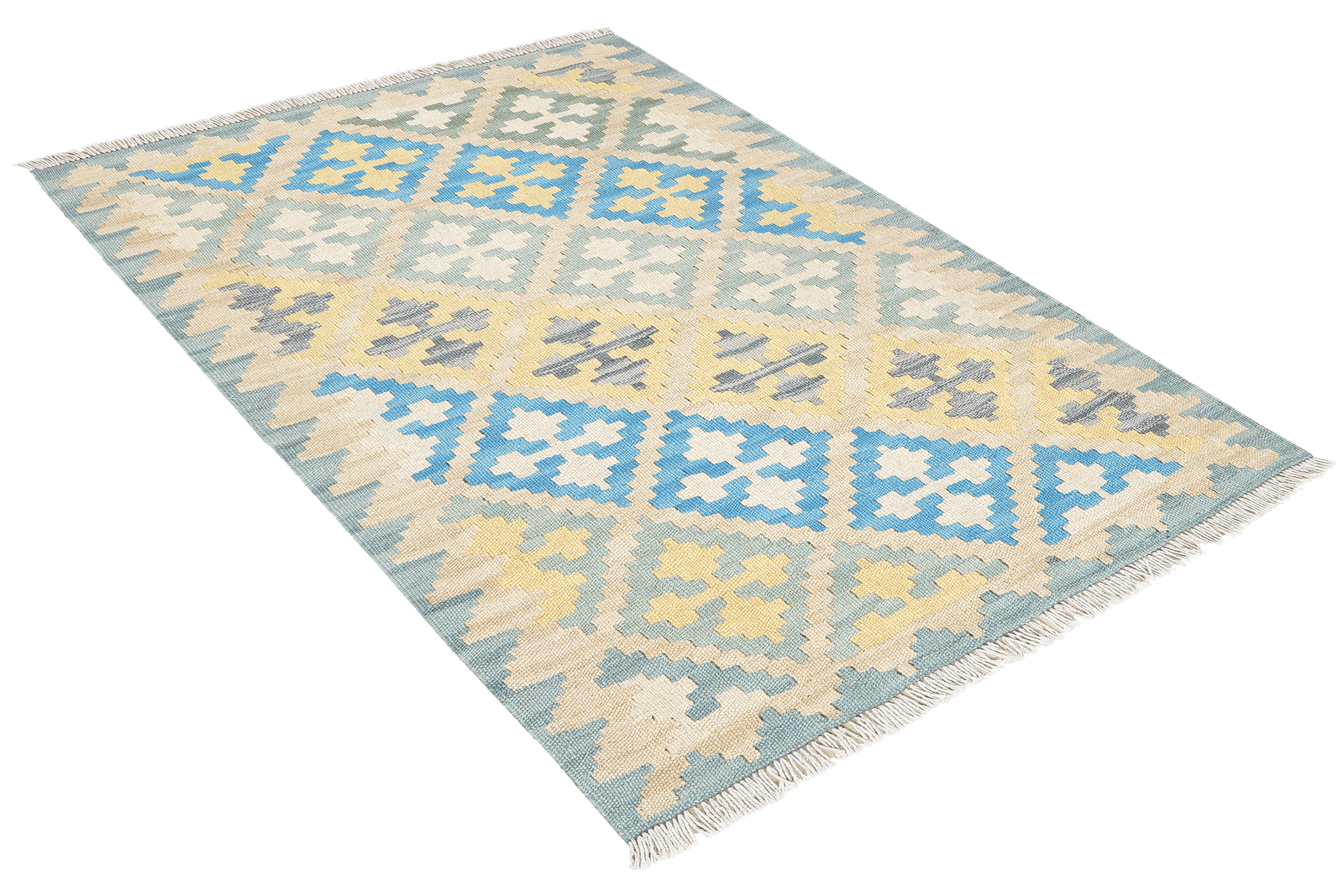 Kelim Gashgai — Handmade, 82x115 cm, Multicolor, 100% Virgin Wool | View 4