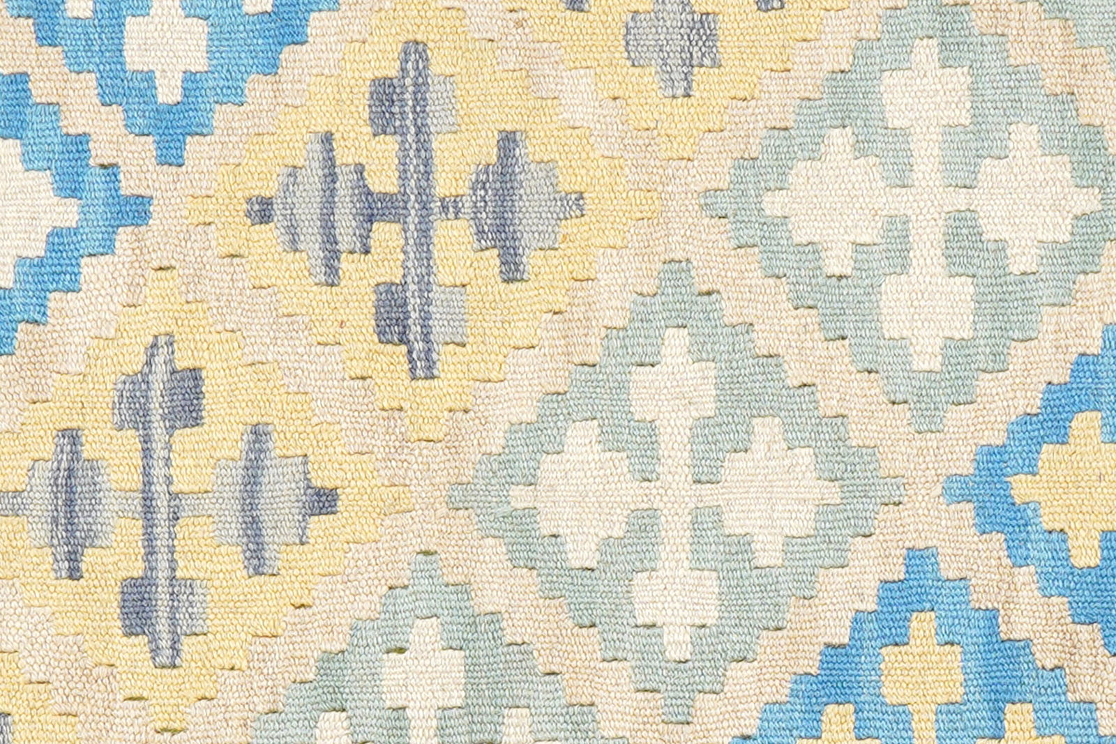 Kelim Gashgai — Handgefertigt, 115x82 cm, Beige, 100% Virgin Wool | View 6