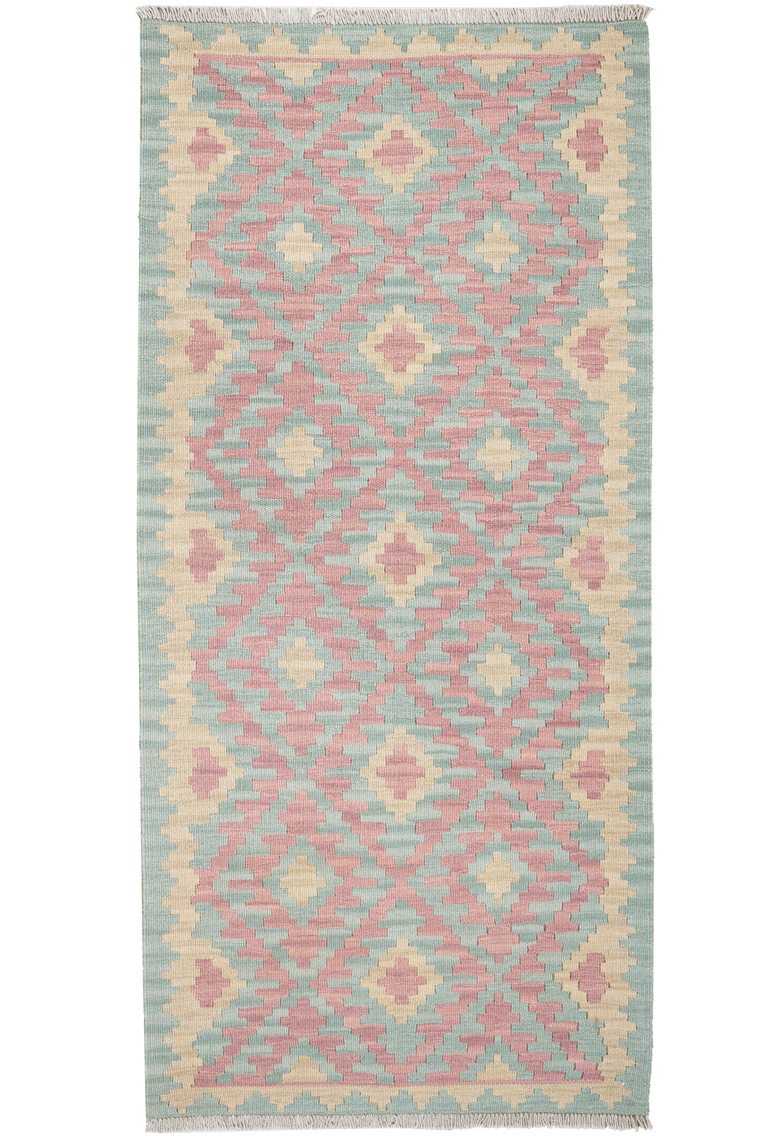 Kelim Gashgai — Handmade, 88x195 cm, Multicolor, 100% Virgin Wool | Main view