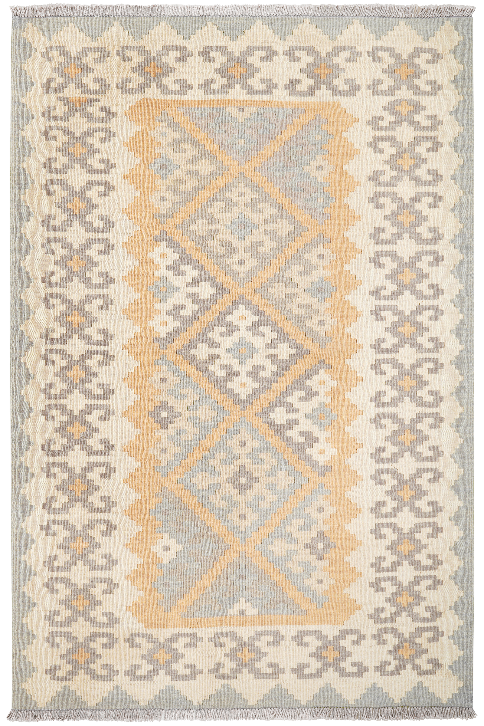 Ke.Gashgai T — Handgefertigt, 178x118 cm, Bunt, 100% Virgin Wool | Main view