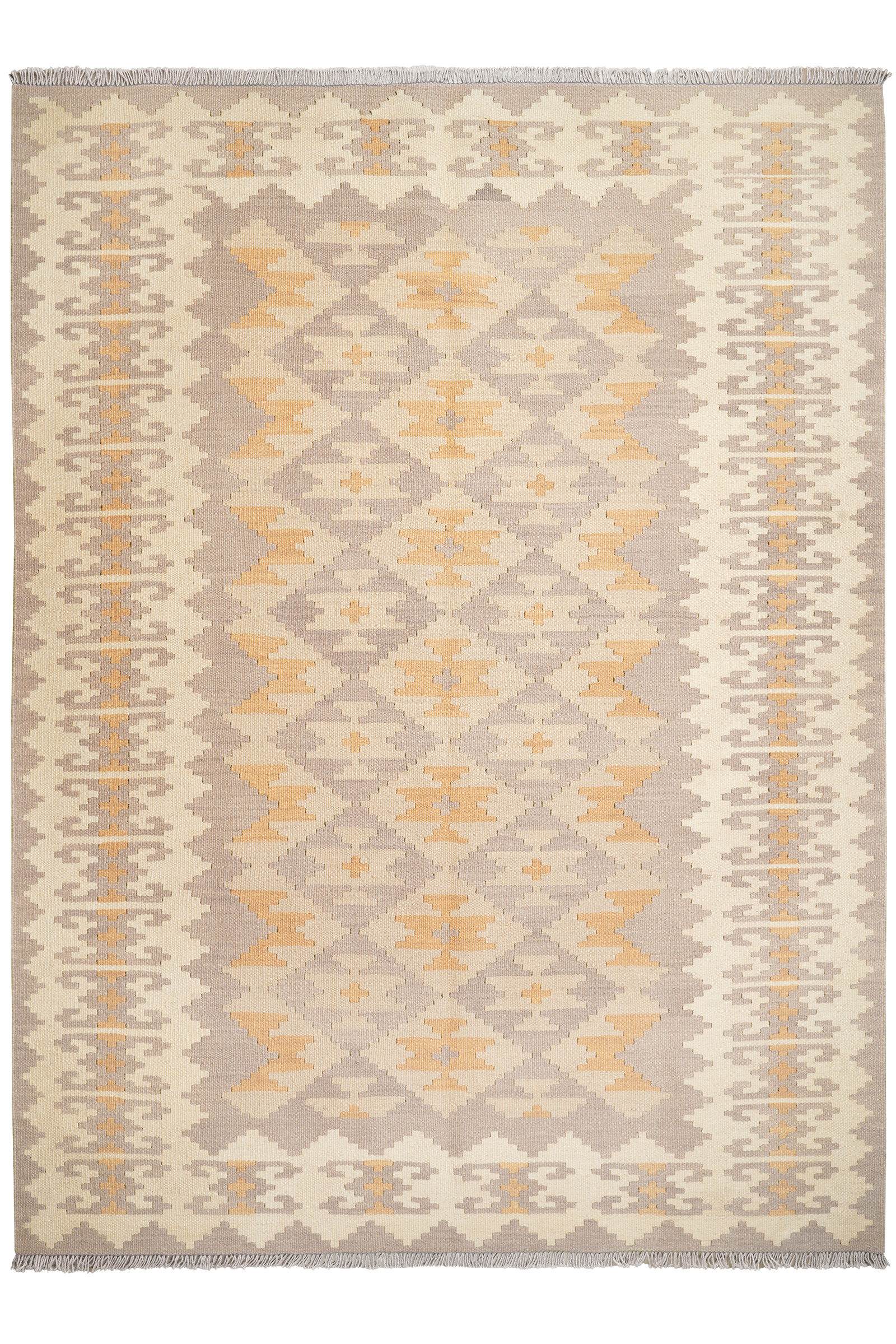 Ke.Gashgai T — Handgefertigt, 230x171 cm, Bunt, 100% Virgin Wool | Main view