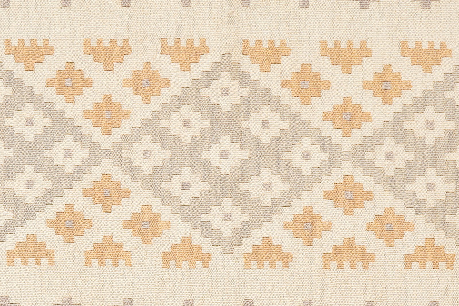 Kelim Gashgai — Handmade, 84x197 cm, Beige, 100% Virgin Wool | View 5