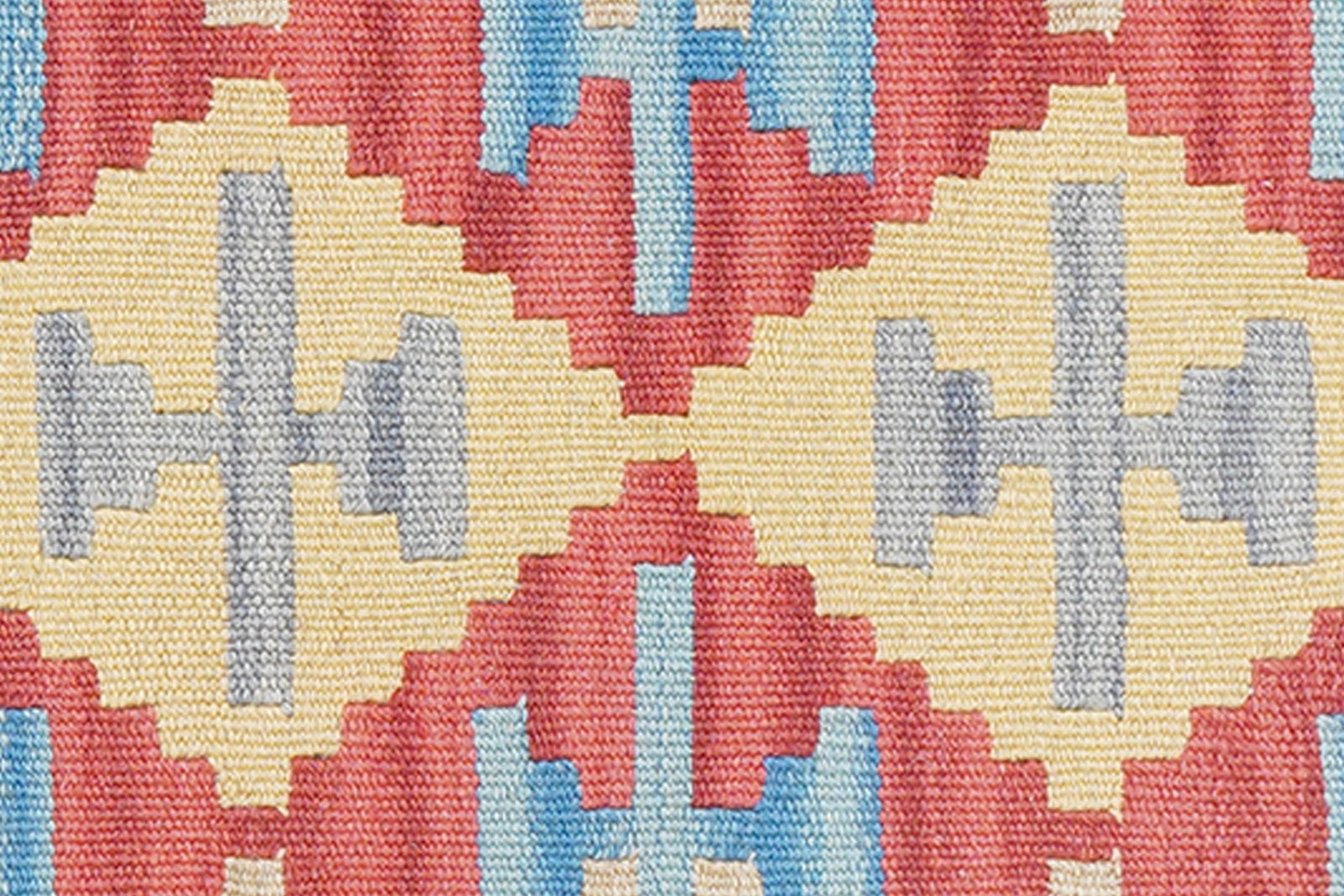 Kelim Gashgai — Handmade, 58x189 cm, Beige, 100% Virgin Wool | View 5