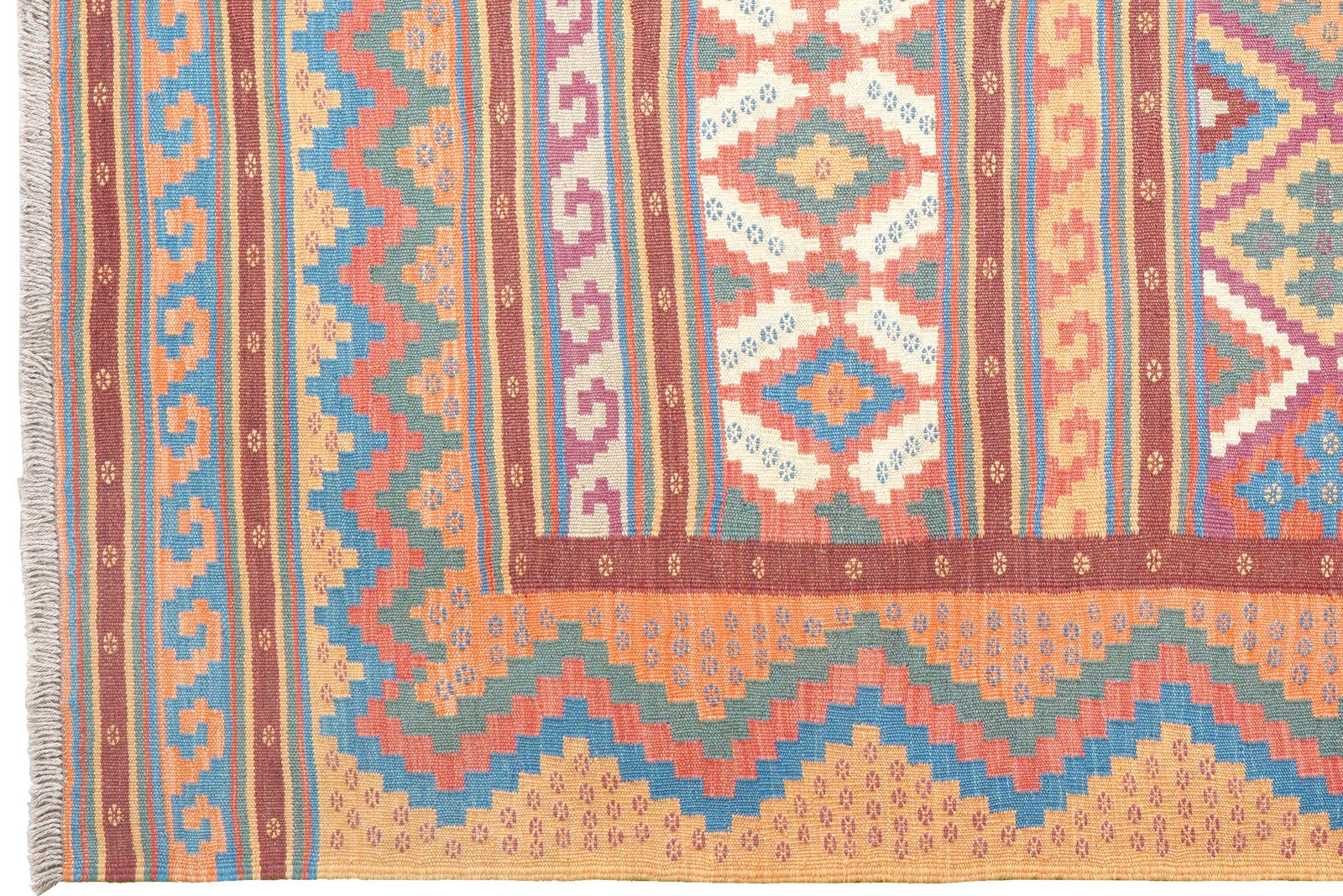 Sumak Sirdjan — Handmade, 156x234 cm, Multicolor, 100% Virgin Wool | View 3