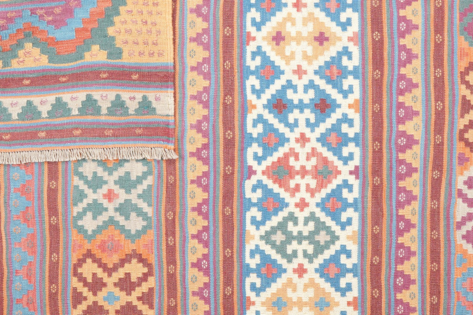Sumak Sirdjan — Handmade, 156x225 cm, Multicolor, 100% Virgin Wool | View 6