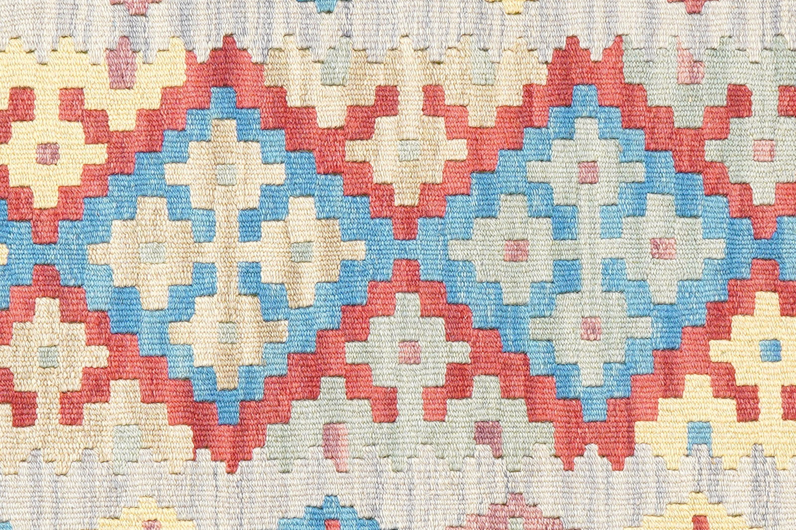 Kelim Gashgai — Handgefertigt, 239x84 cm, Grau, 100% Virgin Wool | View 6