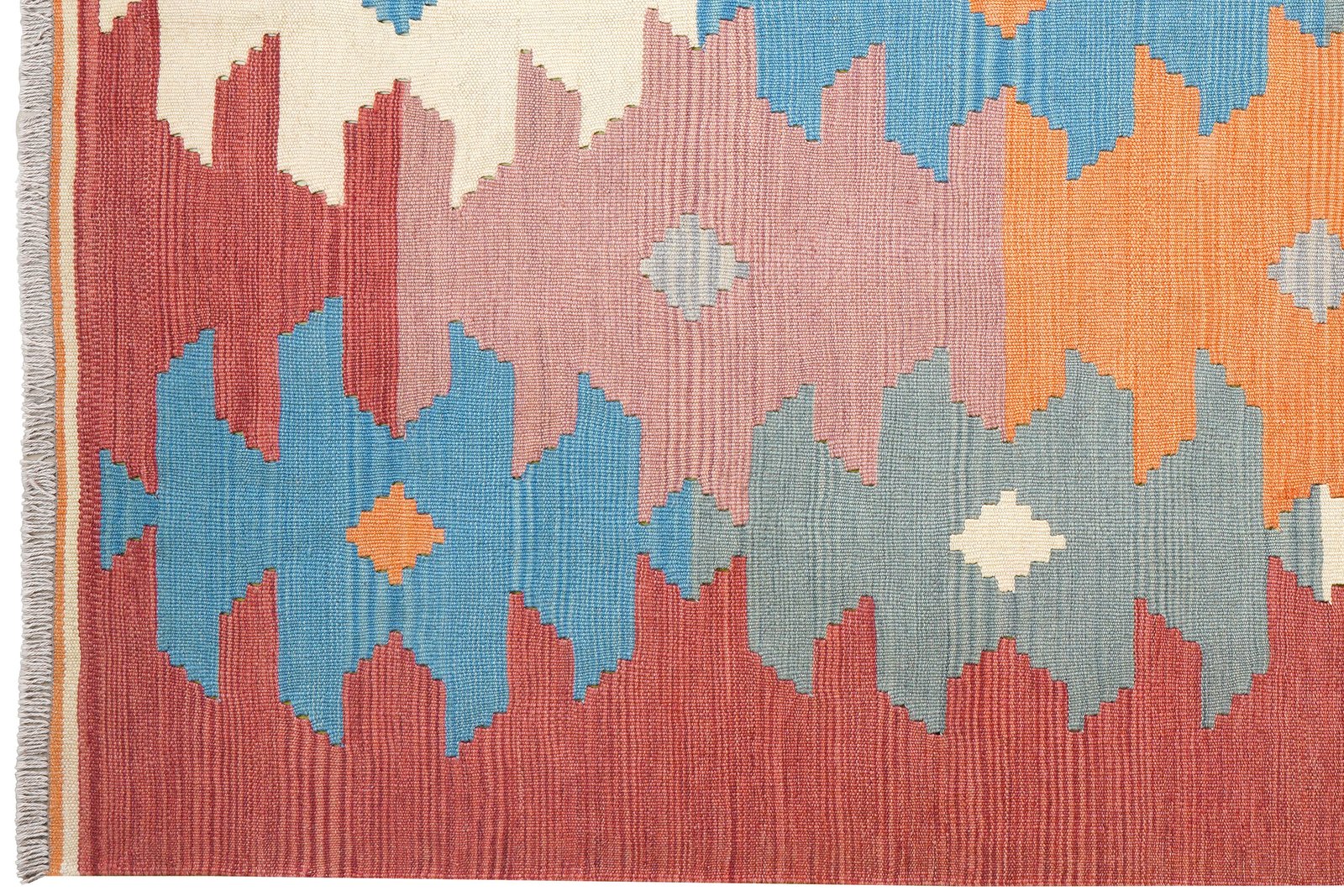 Kelim Gashgai — Handmade, 169x242 cm, Multicolor, 100% Virgin Wool | View 3