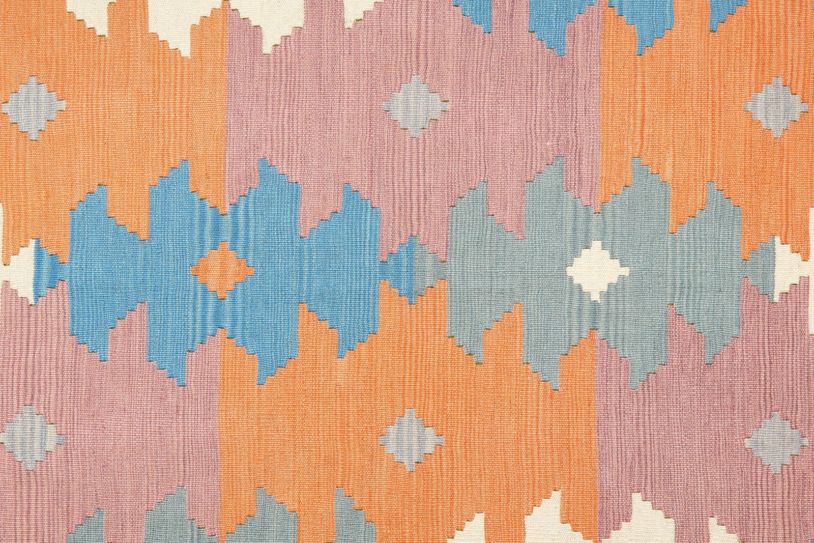 Kelim Gashgai — Handgefertigt, 242x169 cm, Rot, 100% Virgin Wool | View 6