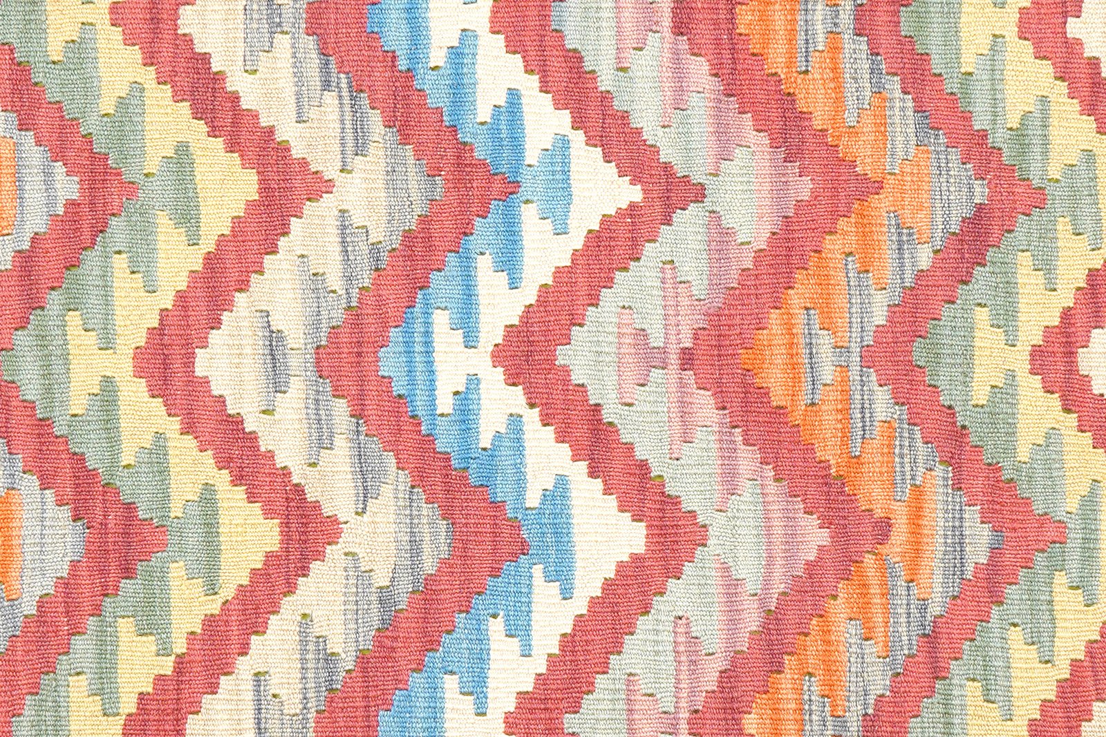 Kelim Gashgai — Handmade, 172x230 cm, Red, 100% Virgin Wool | View 5