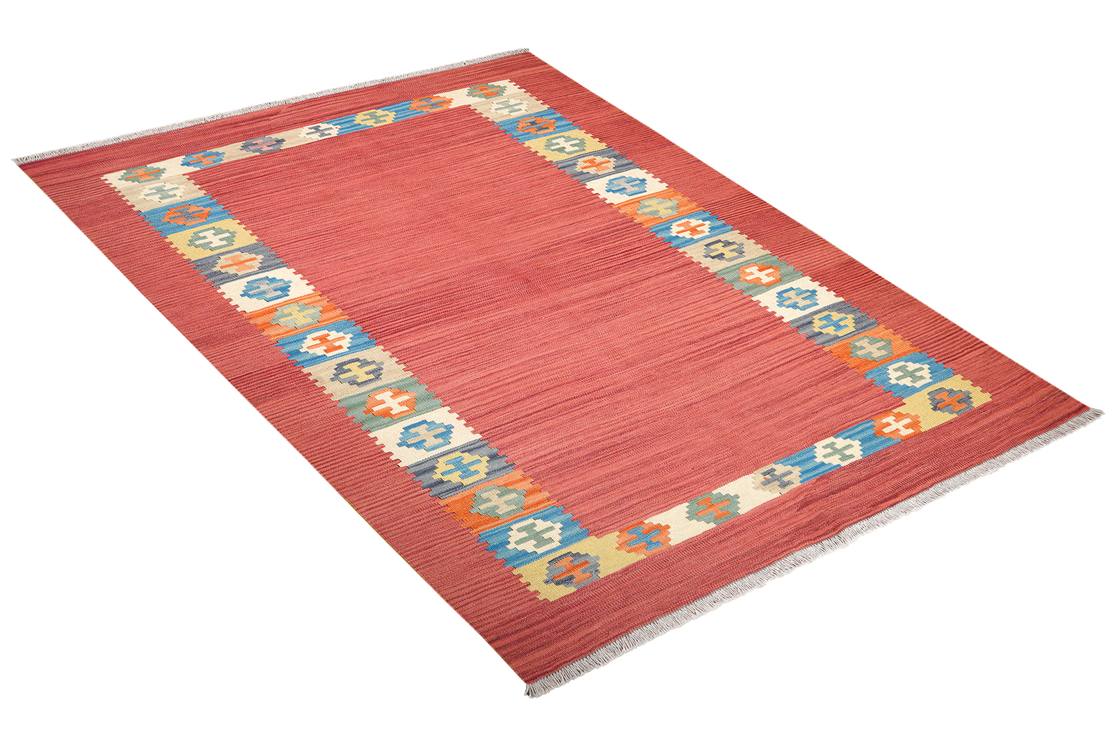 Kelim Gashgai — Handgefertigt, 201x151 cm, Bunt, 100% Virgin Wool | View 5