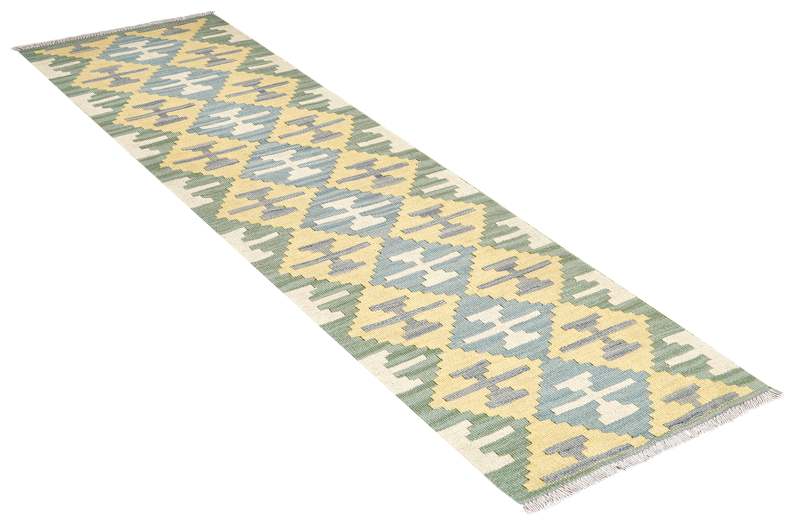 Kelim Gashgai — Handgefertigt, 198x59 cm, Bunt, 100% Virgin Wool | View 5