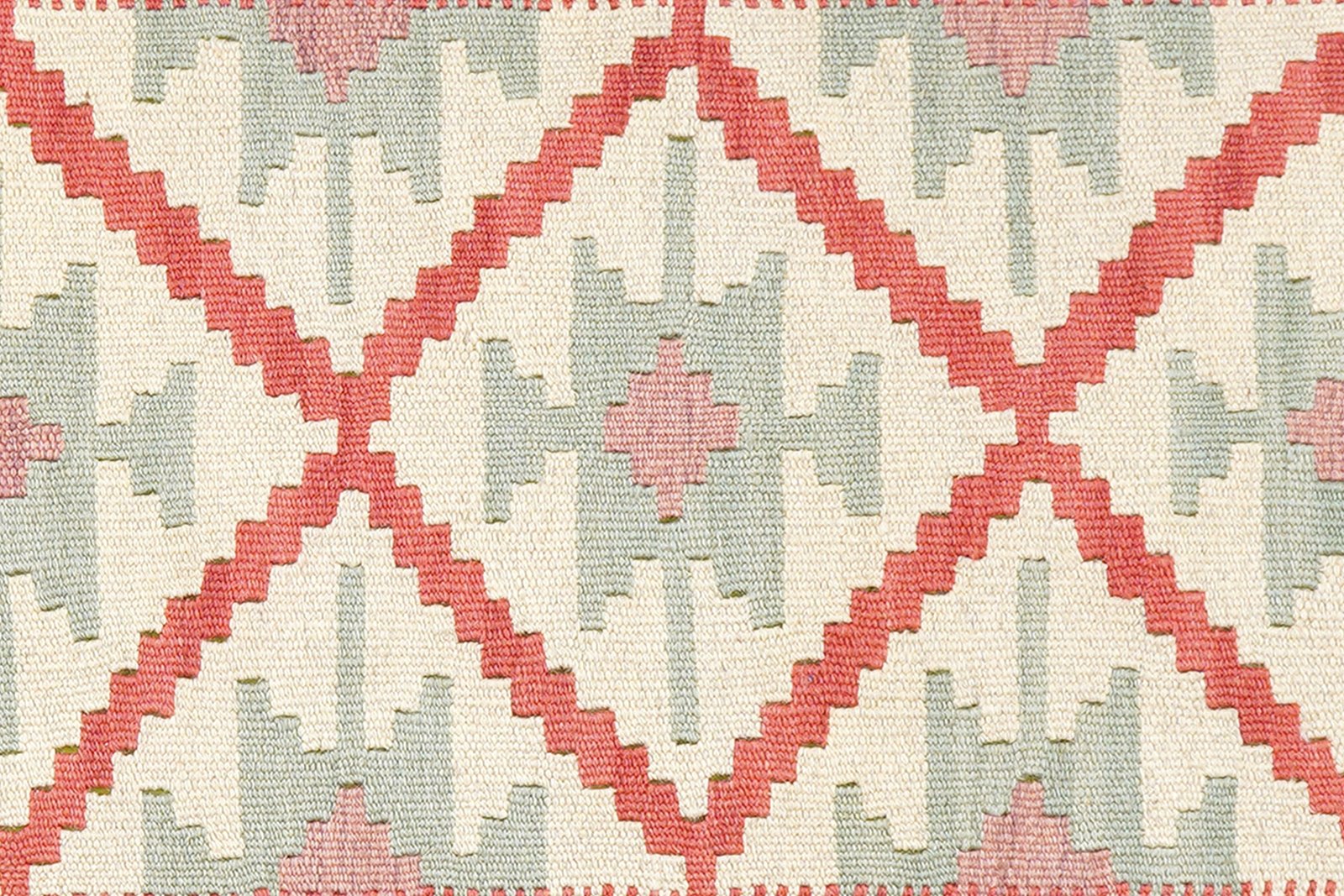 Kelim Gashgai — Handmade, 60x193 cm, Red, 100% Virgin Wool | View 5
