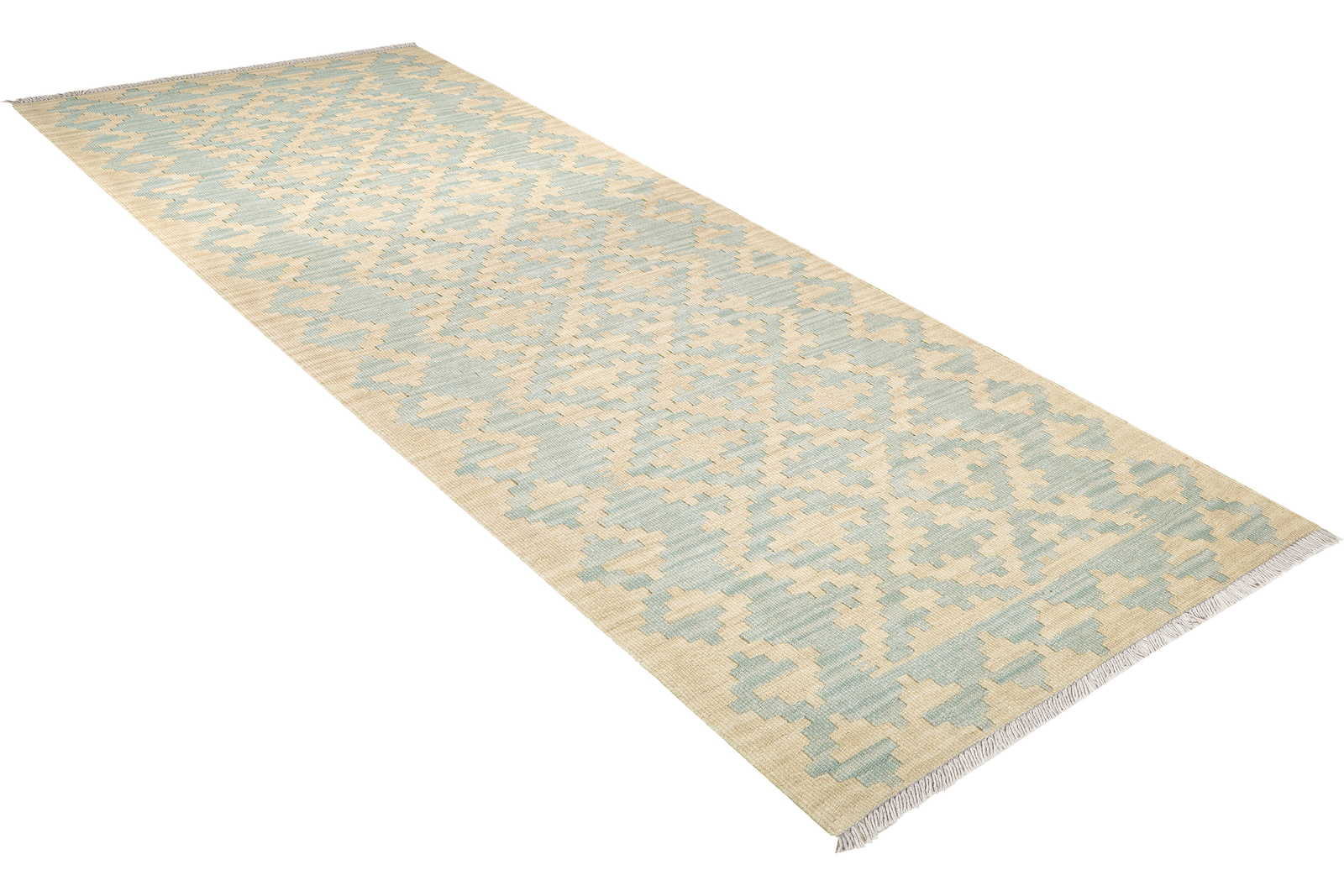 Kelim Gashgai — Handgefertigt, 255x85 cm, Beige, 100% Virgin Wool | View 5