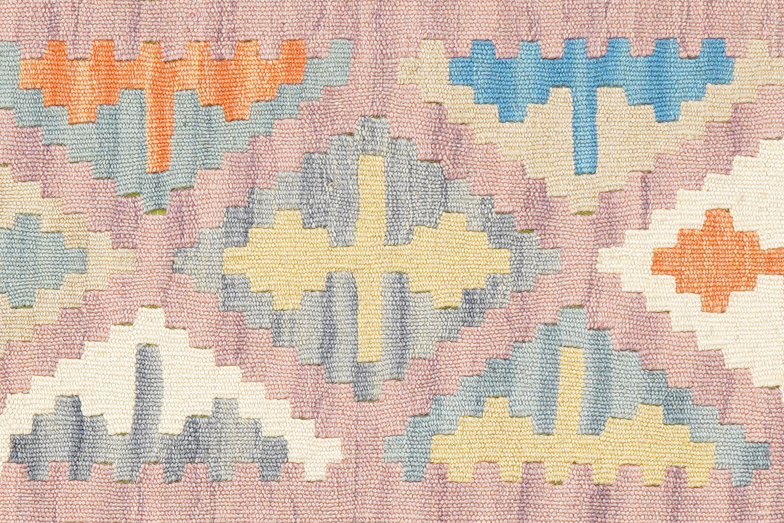 Kelim Gashgai — Handgefertigt, 297x85 cm, Beige, 100% Virgin Wool | View 6