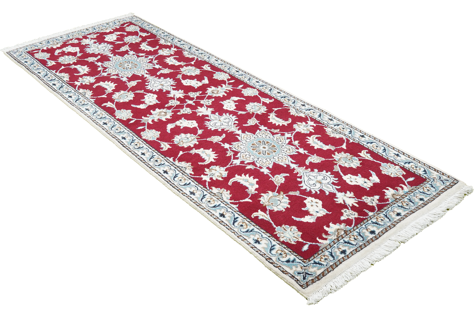 Nain 12La — Handgefertigt, 195x76 cm, Beige, 100% Virgin Wool | View 5