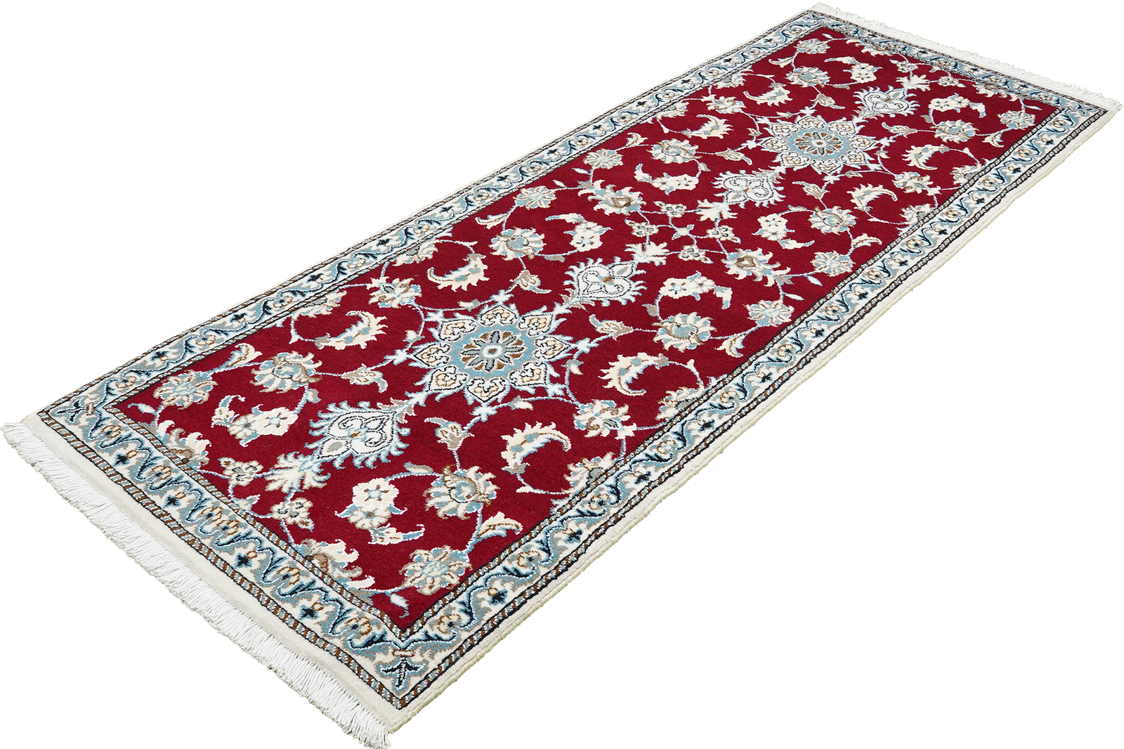 Nain 12La — Handgefertigt, 195x76 cm, Beige, 100% Virgin Wool | View 6