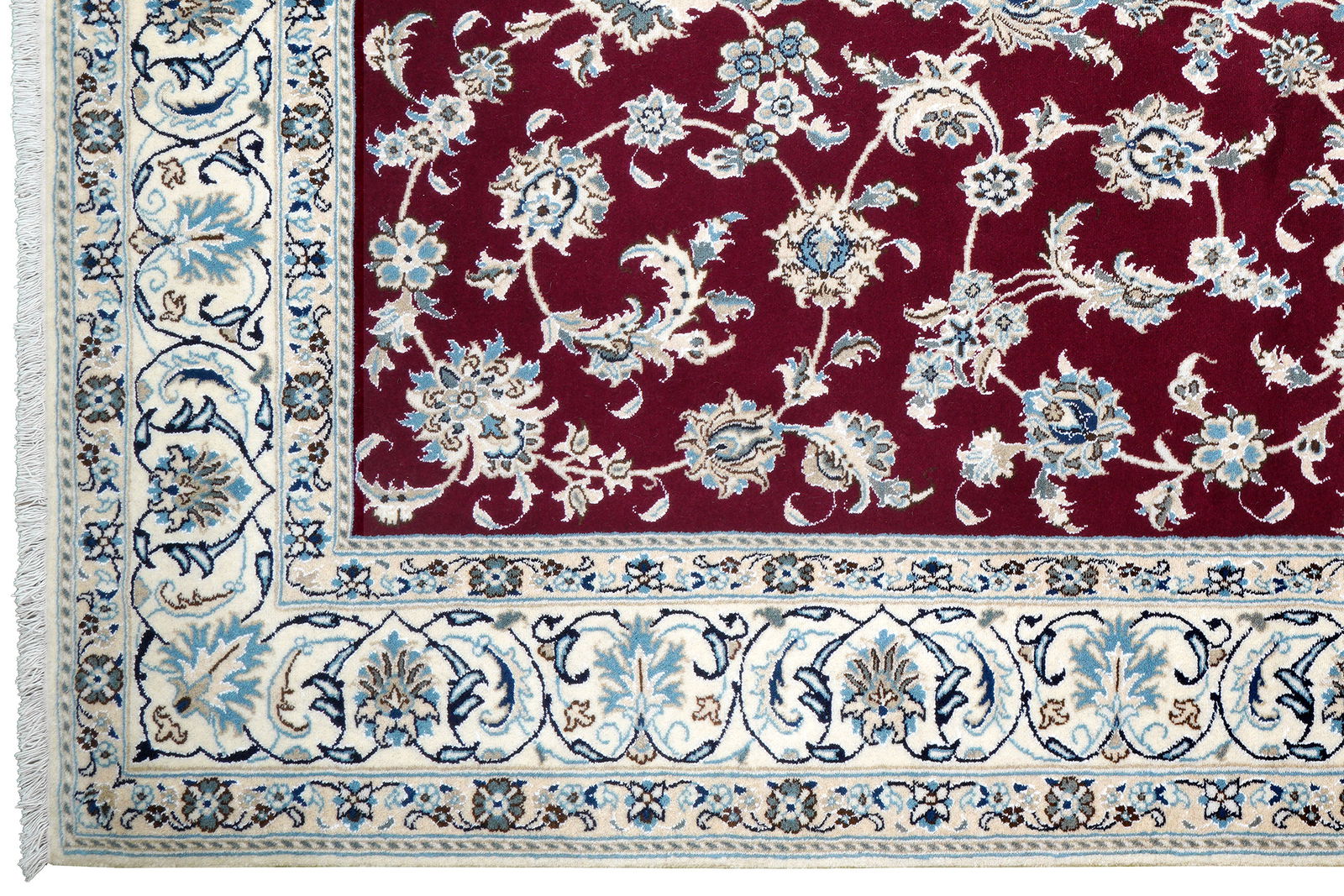 Nain 12La — Handgefertigt, 294x192 cm, Beige, 100% Virgin Wool | View 4