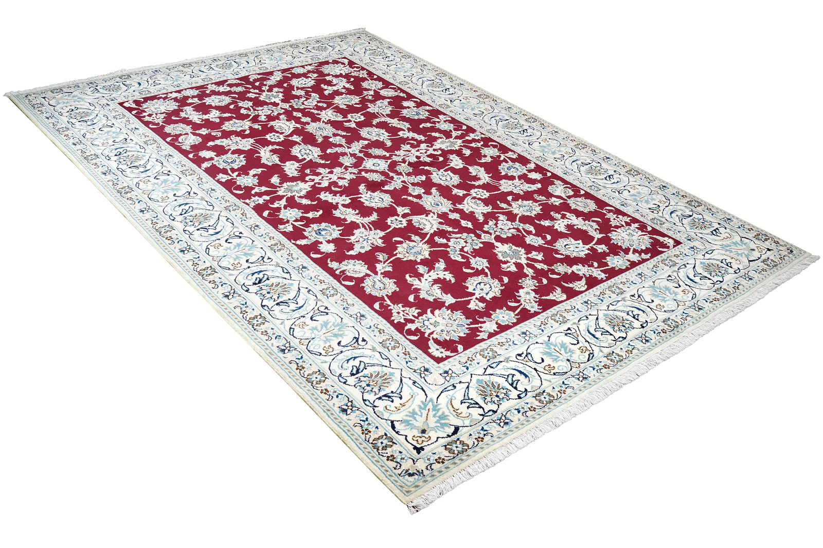 Nain 12La — Handgefertigt, 294x192 cm, Beige, 100% Virgin Wool | View 5