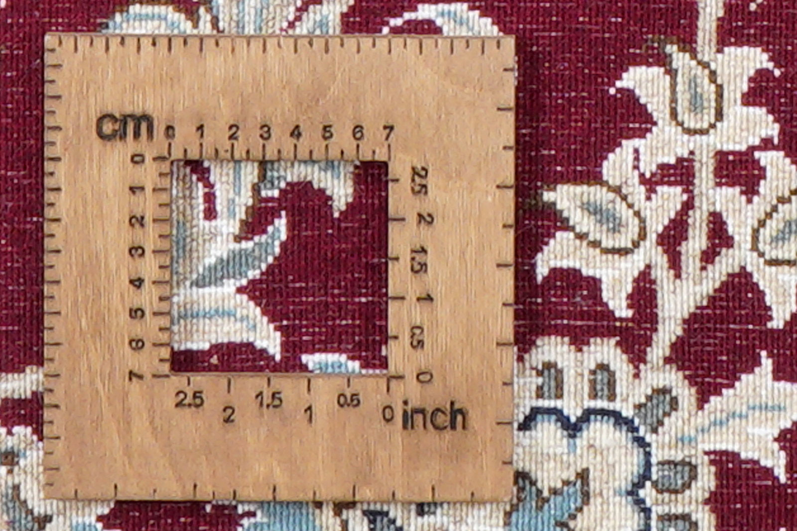 Nain 12La — Handgefertigt, 294x192 cm, Beige, 100% Virgin Wool | View 9