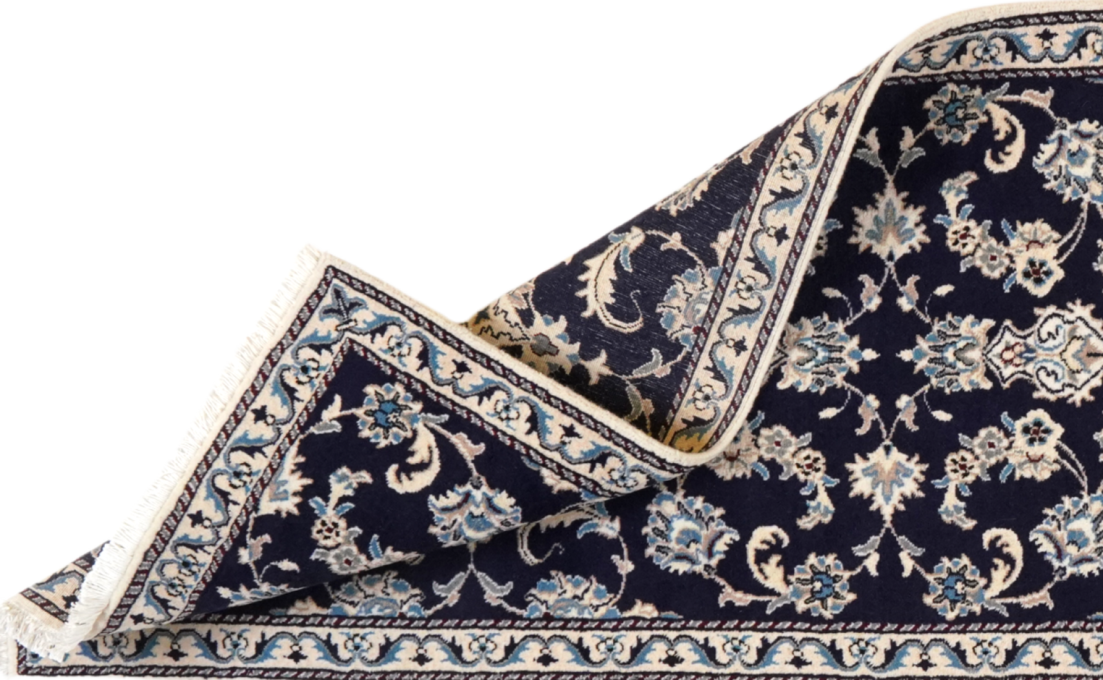 Nain 12La — Handgefertigt, 292x78 cm, Beige, 100% Virgin Wool | View 6