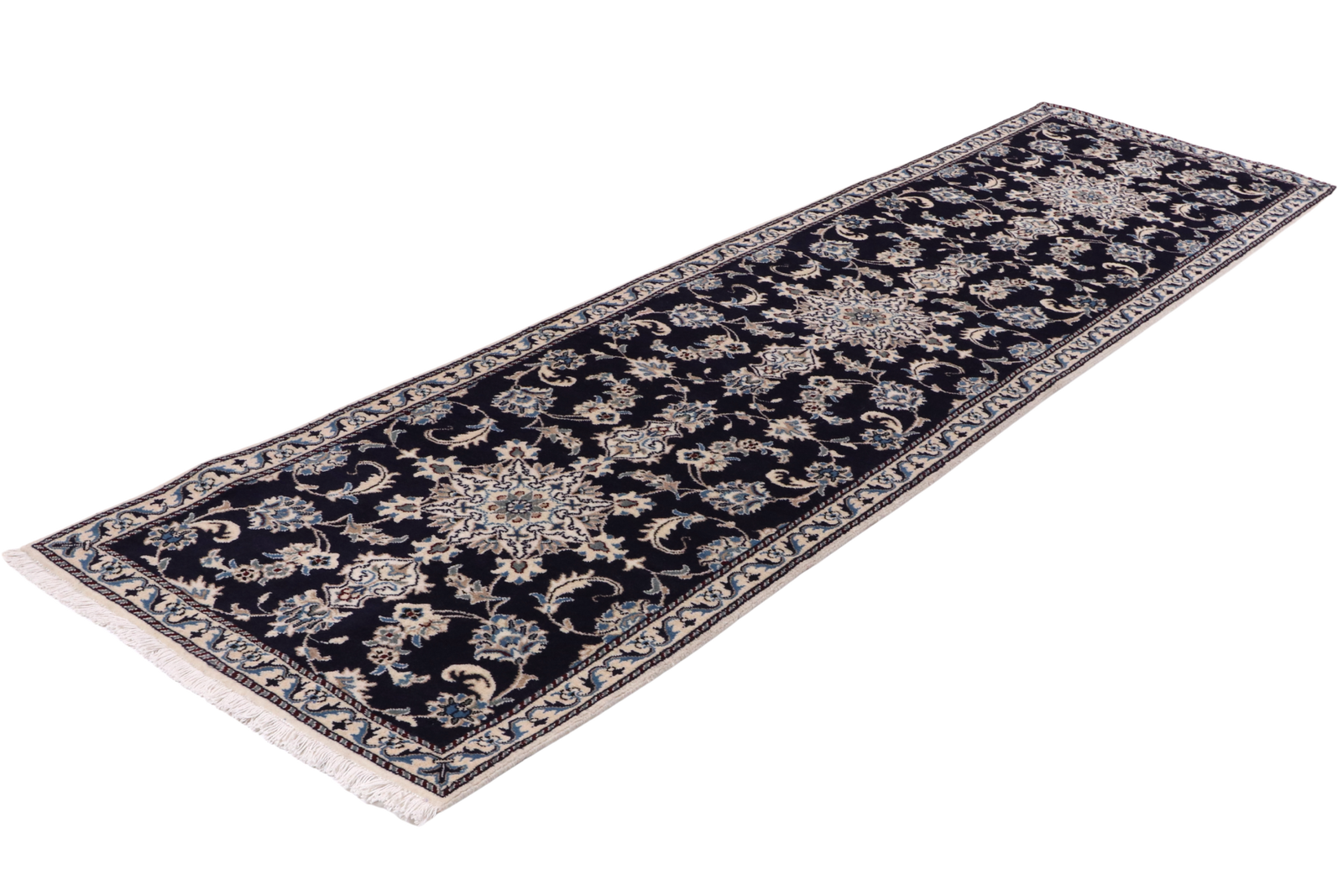 Nain 12La — Handgefertigt, 292x78 cm, Beige, 100% Virgin Wool | View 7