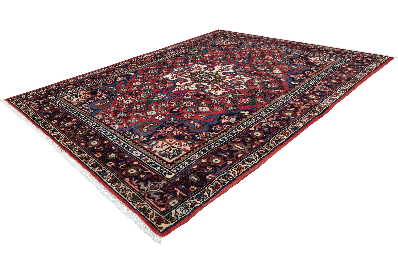 Bidjar Zandjan — Handgefertigt, 167x100 cm, Blau, 100% Virgin Wool | View 6