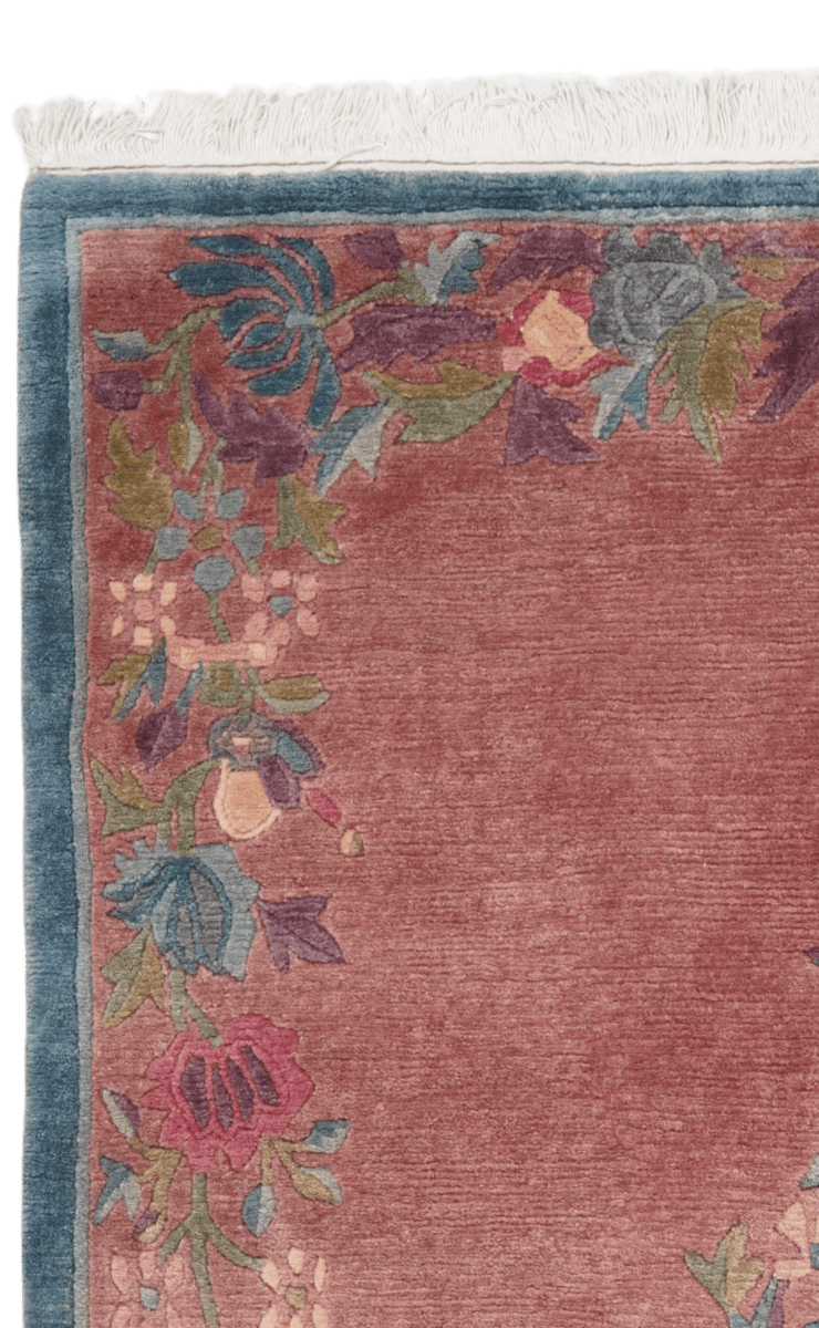 Nepal Gita — Hand-knotted, 170x231 cm, Violett, 100% Virgin Wool | View 3