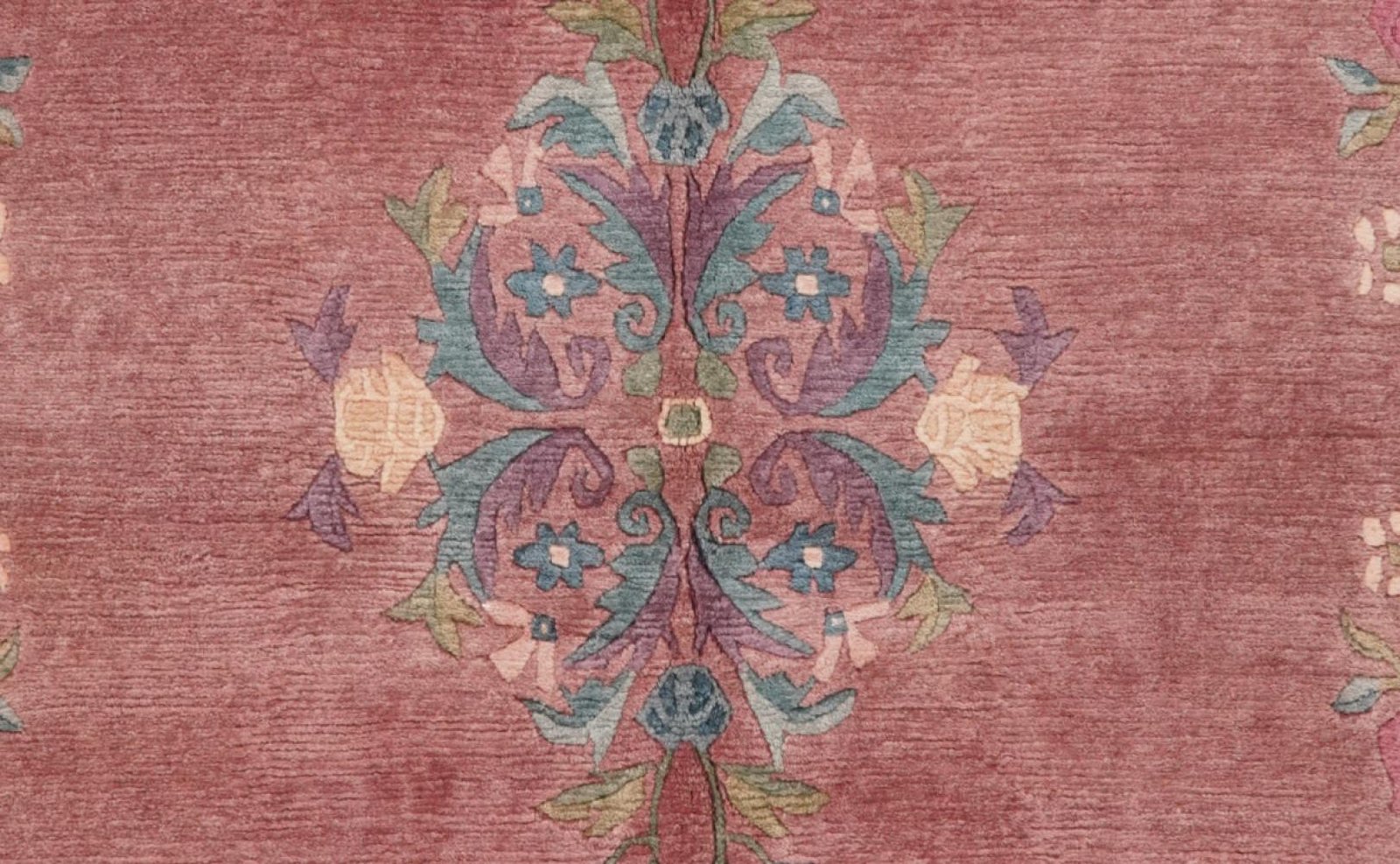 Nepal Gita — Hand-knotted, 170x231 cm, Violett, 100% Virgin Wool | View 4