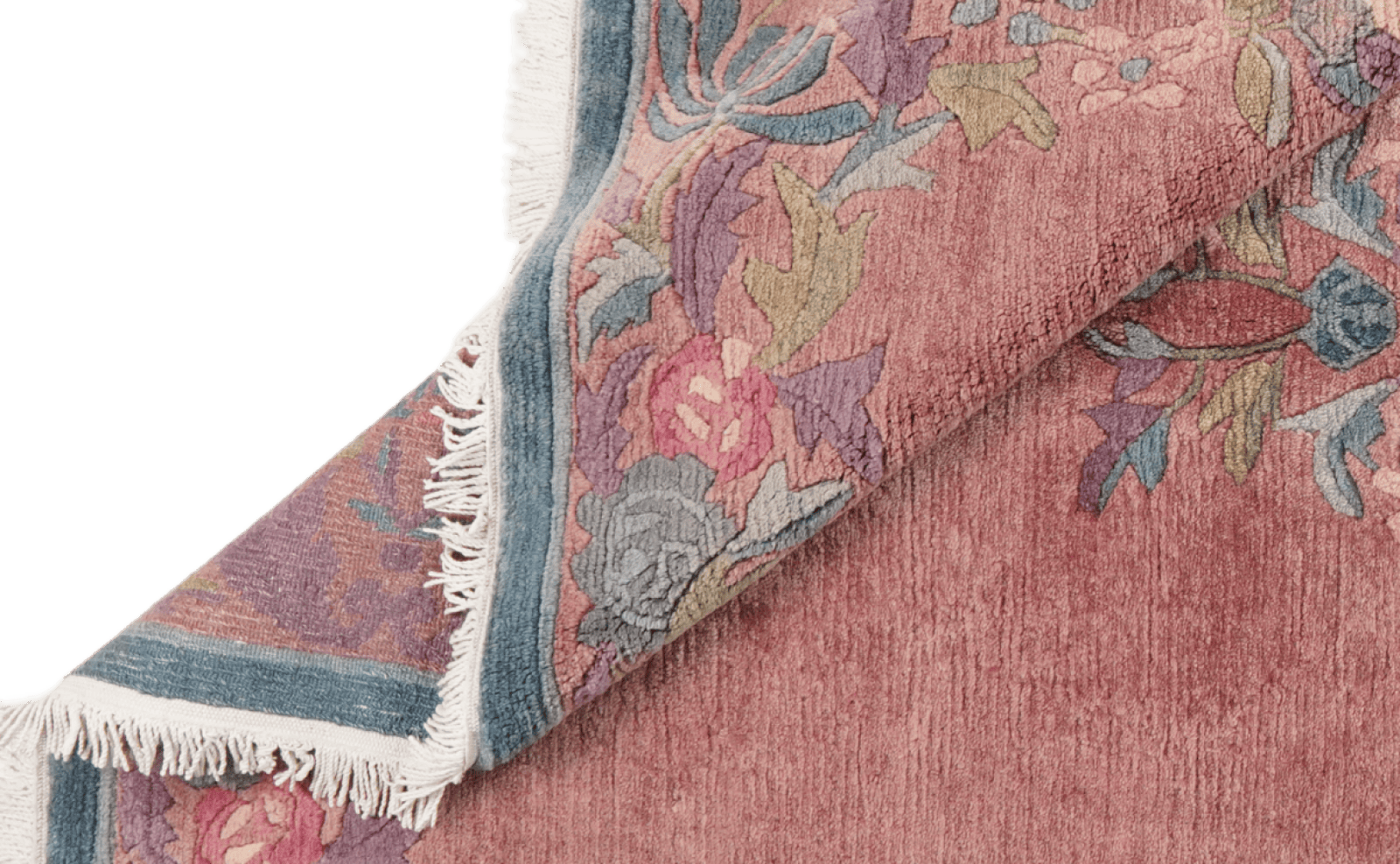 Nepal Gita — Hand-knotted, 170x231 cm, Violett, 100% Virgin Wool | View 5
