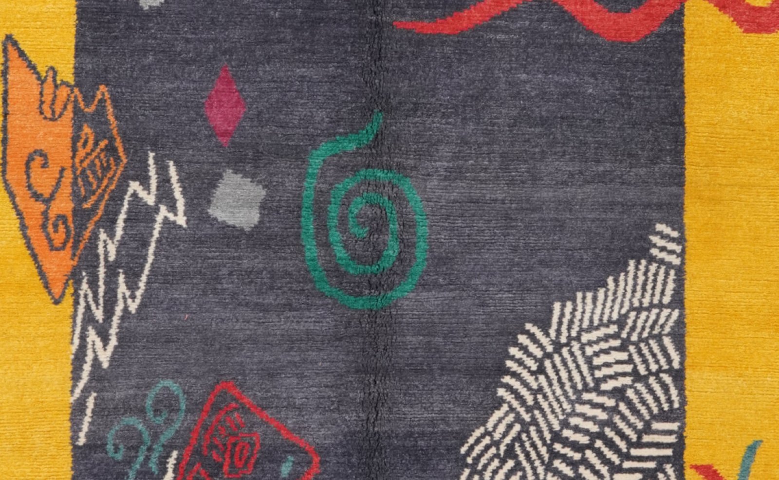 Nepal Rani — Hand-knotted, 170x240 cm, Yellow, 100% Virgin Wool | View 4