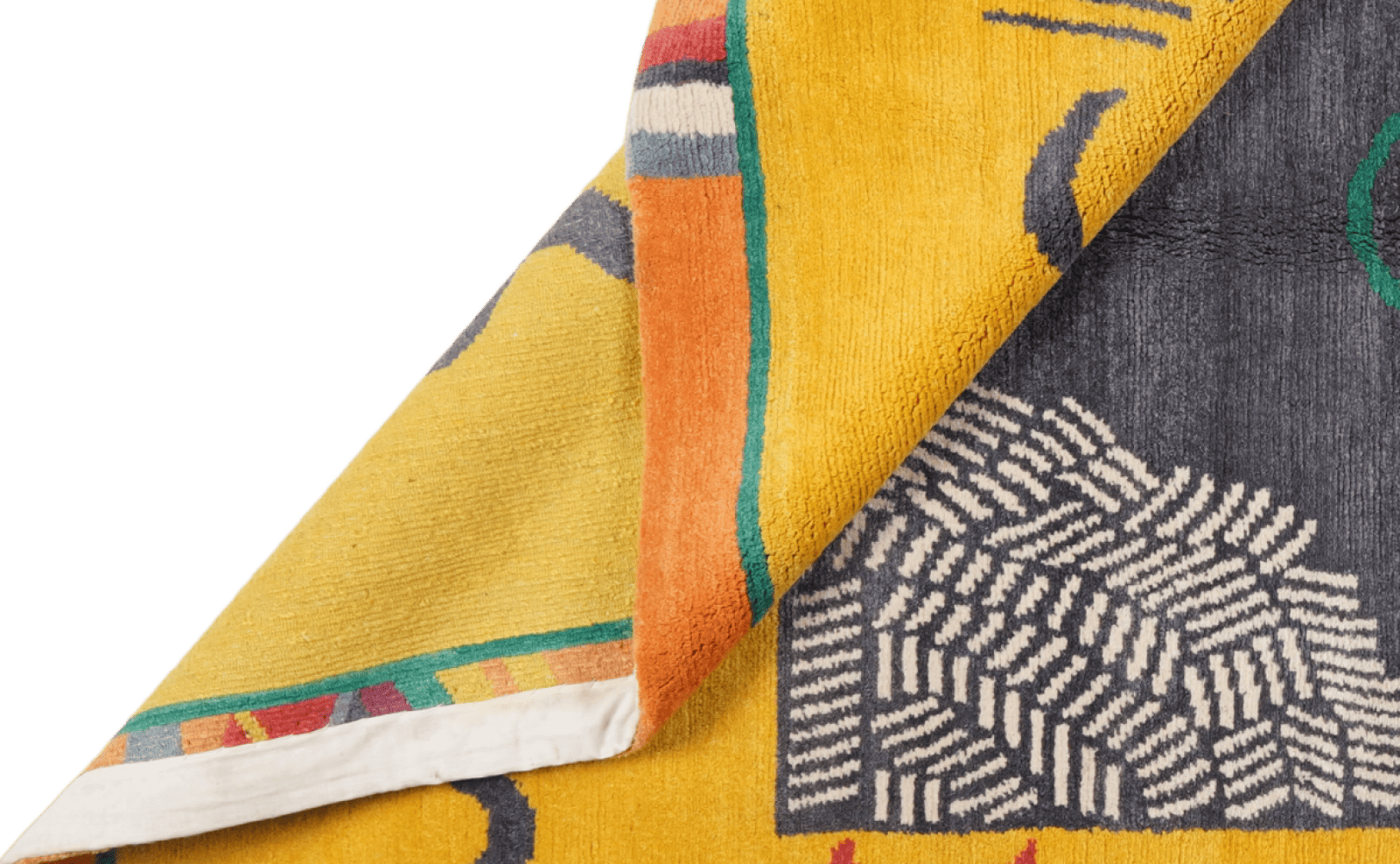 Nepal Rani — Hand-knotted, 170x240 cm, Yellow, 100% Virgin Wool | View 5