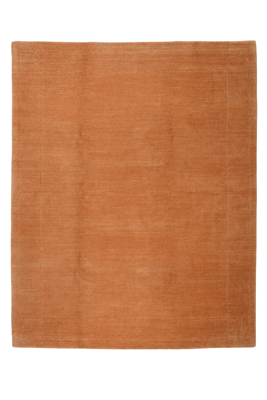 Nepal Suman — Hand-knotted, 200x250 cm, Orange, 100% Virgin Wool | Main view